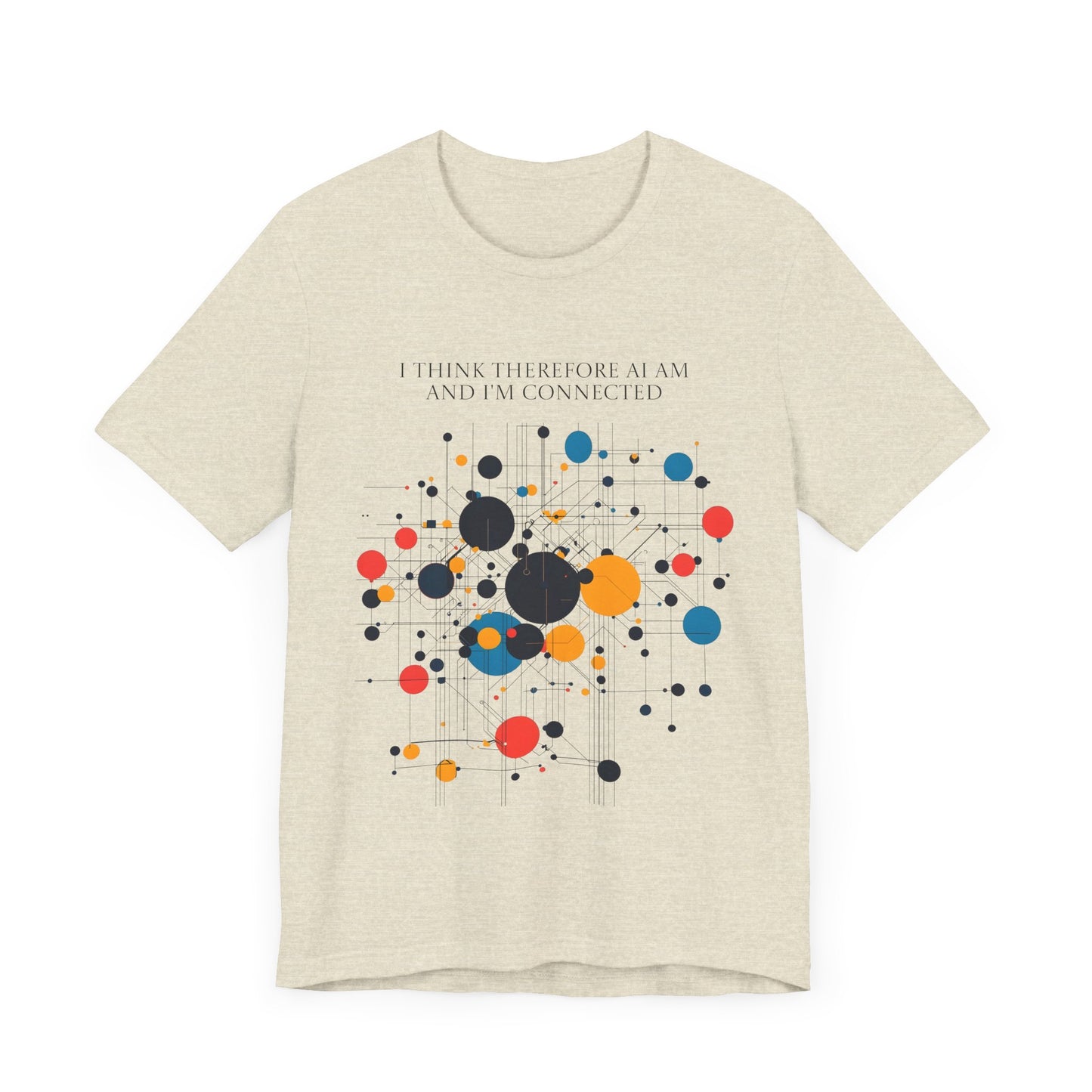 AI Connected Minds Graphic Tee - Unisex Jersey Short Sleeve Shirt