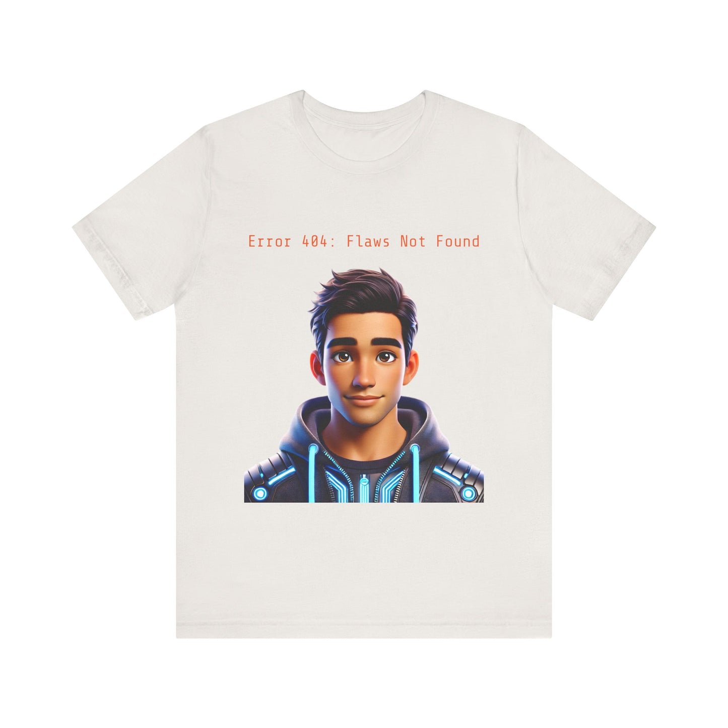 Graphic T-Shirt - Error 404: Flaws Not Found Unisex Tee
