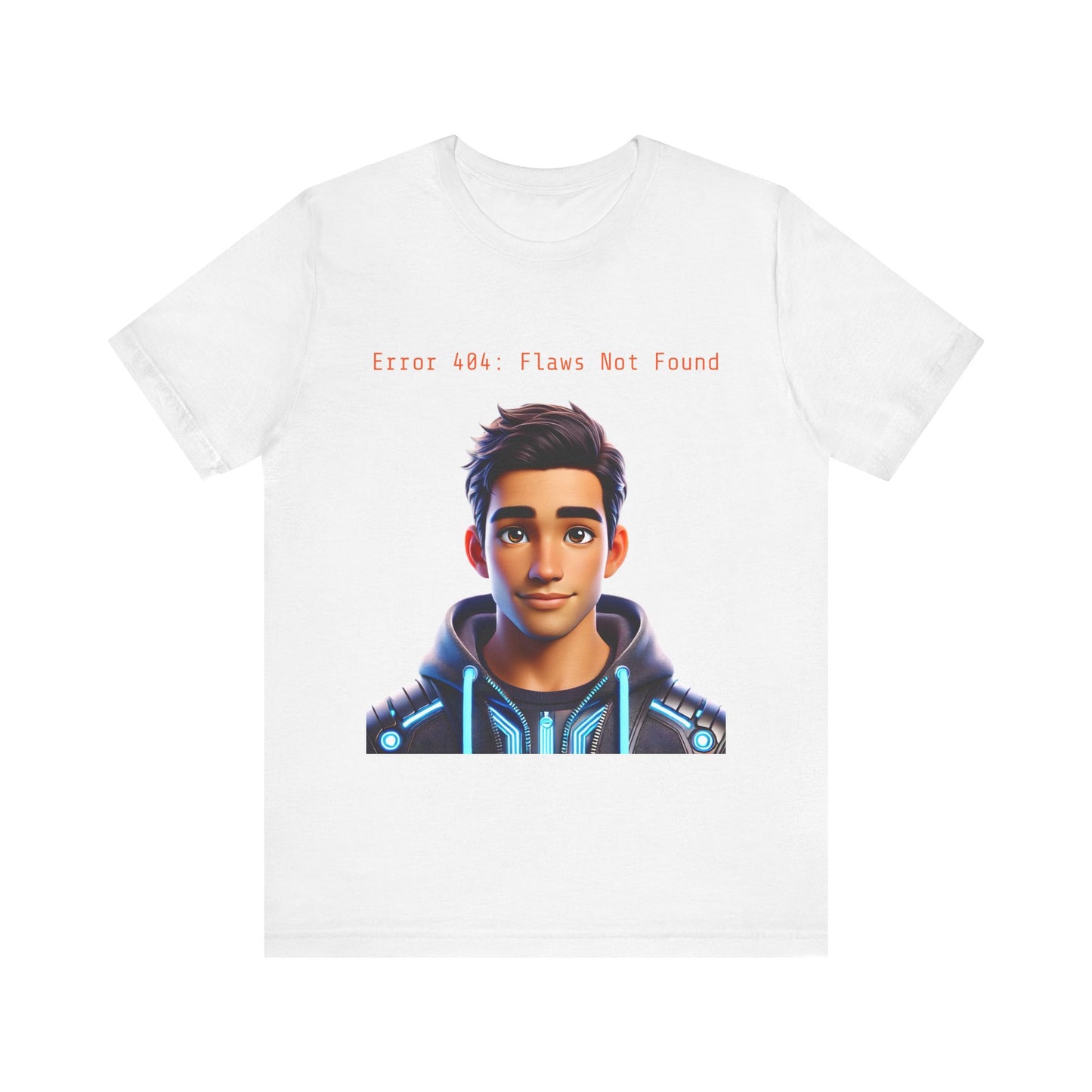Graphic T-Shirt - Error 404: Flaws Not Found Unisex Tee