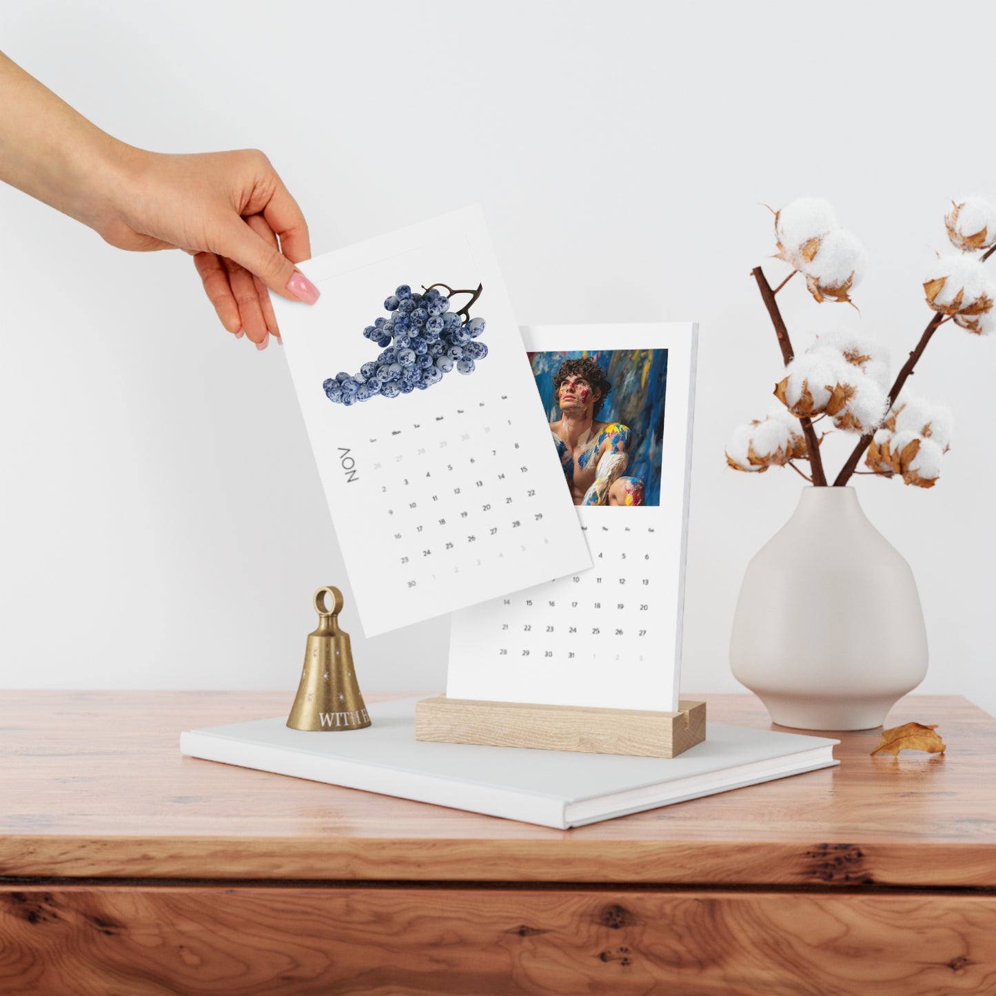 Vertical Desk Calendar (2025)