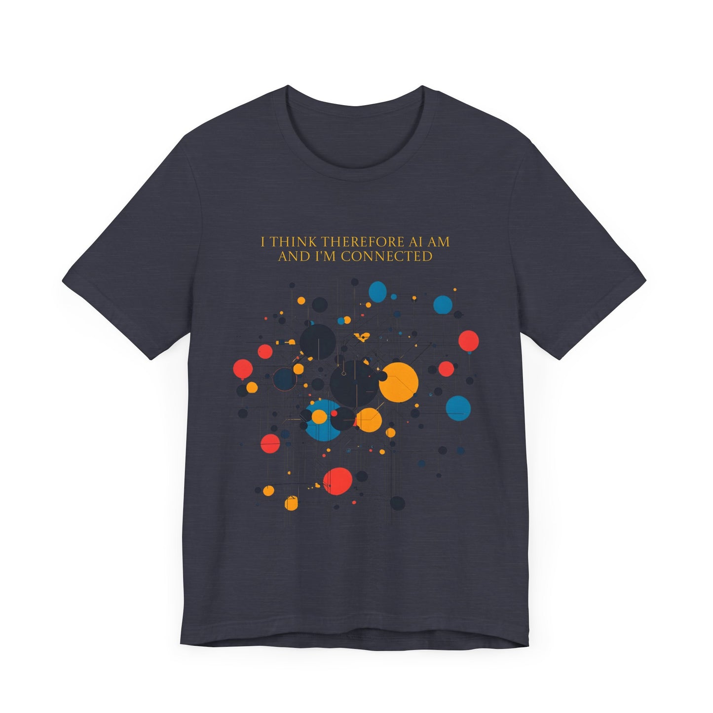 AI Connected Minds Graphic Tee - Unisex Jersey Short Sleeve Shirt