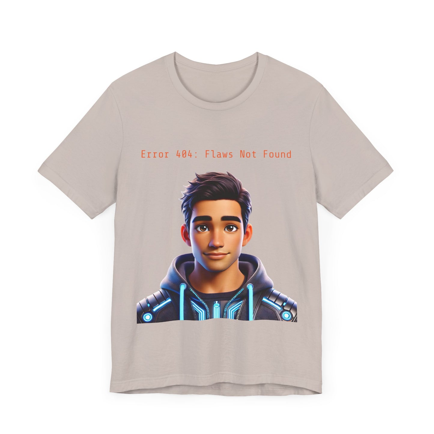 Graphic T-Shirt - Error 404: Flaws Not Found Unisex Tee