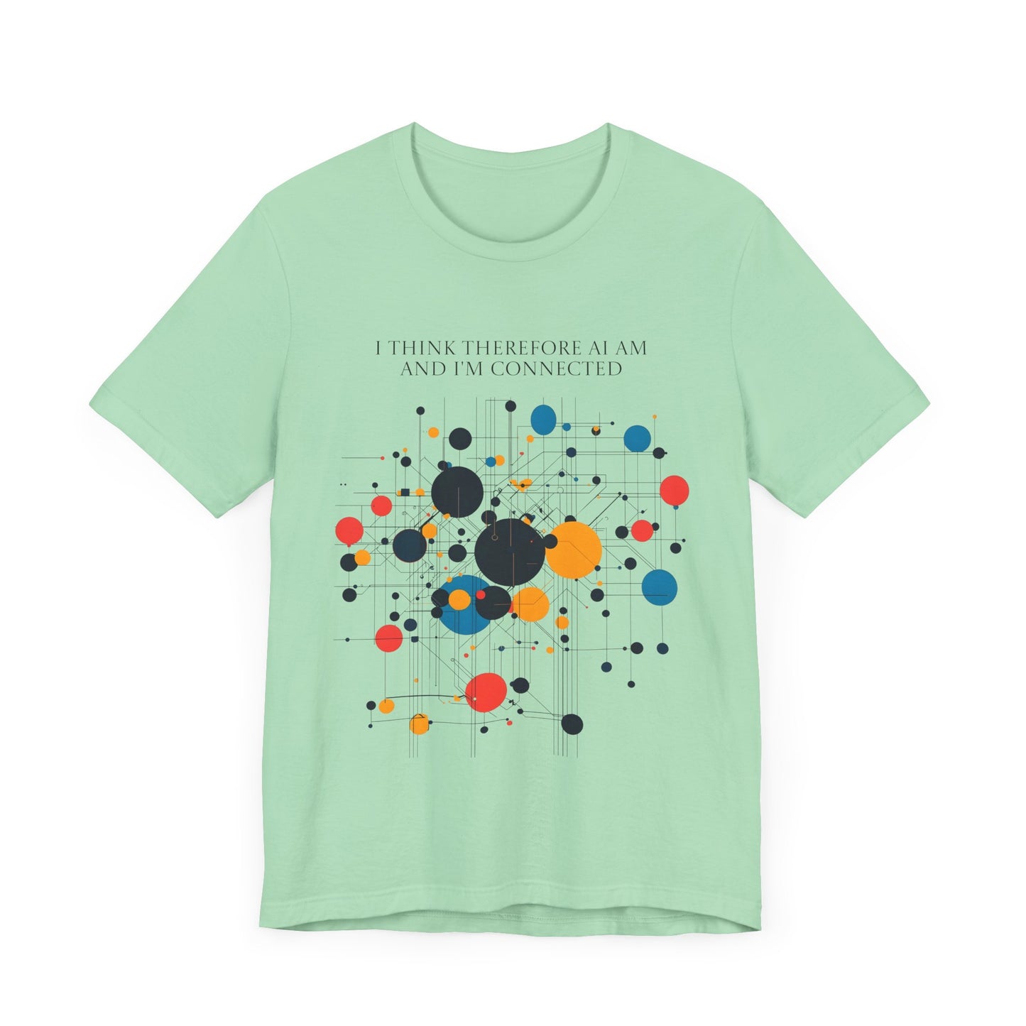 AI Connected Minds Graphic Tee - Unisex Jersey Short Sleeve Shirt