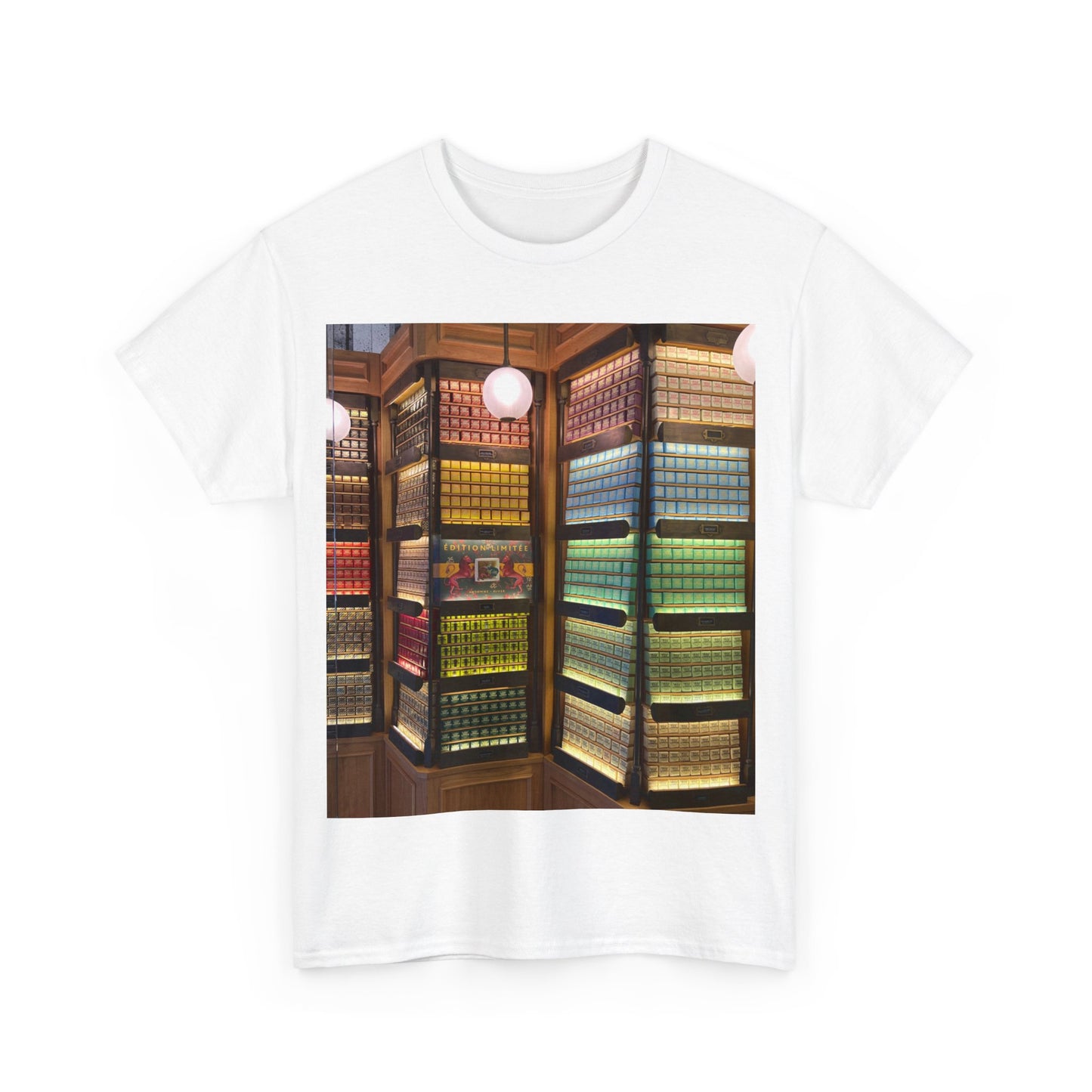 Parisian Chocolate Shop Unisex Heavy Cotton Tee