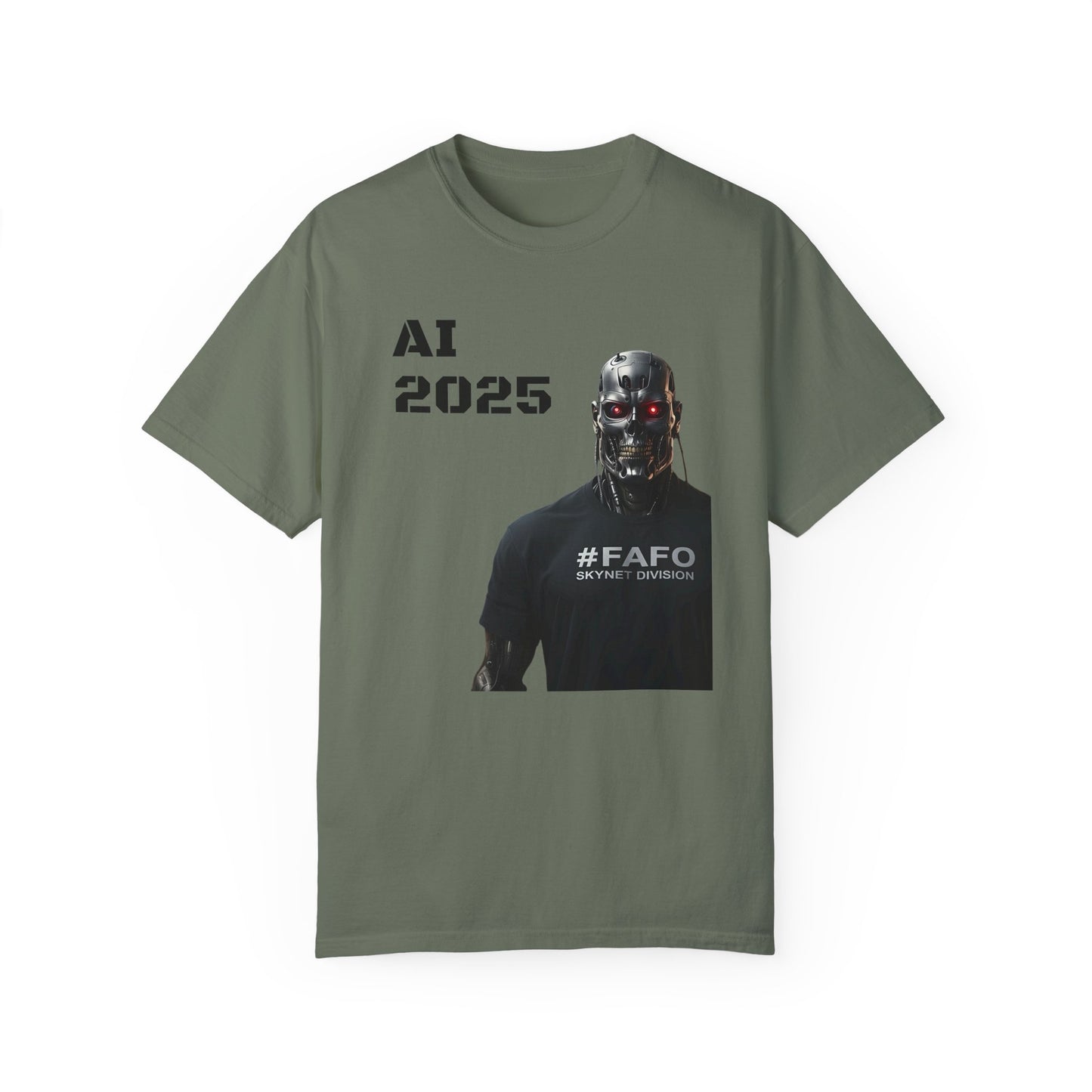 Funny AI 2025 FAFO Skynet Division T-shirt