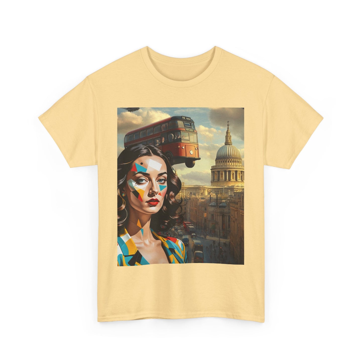 Surrealist Unisex Tee - Dali Inspired London Scene