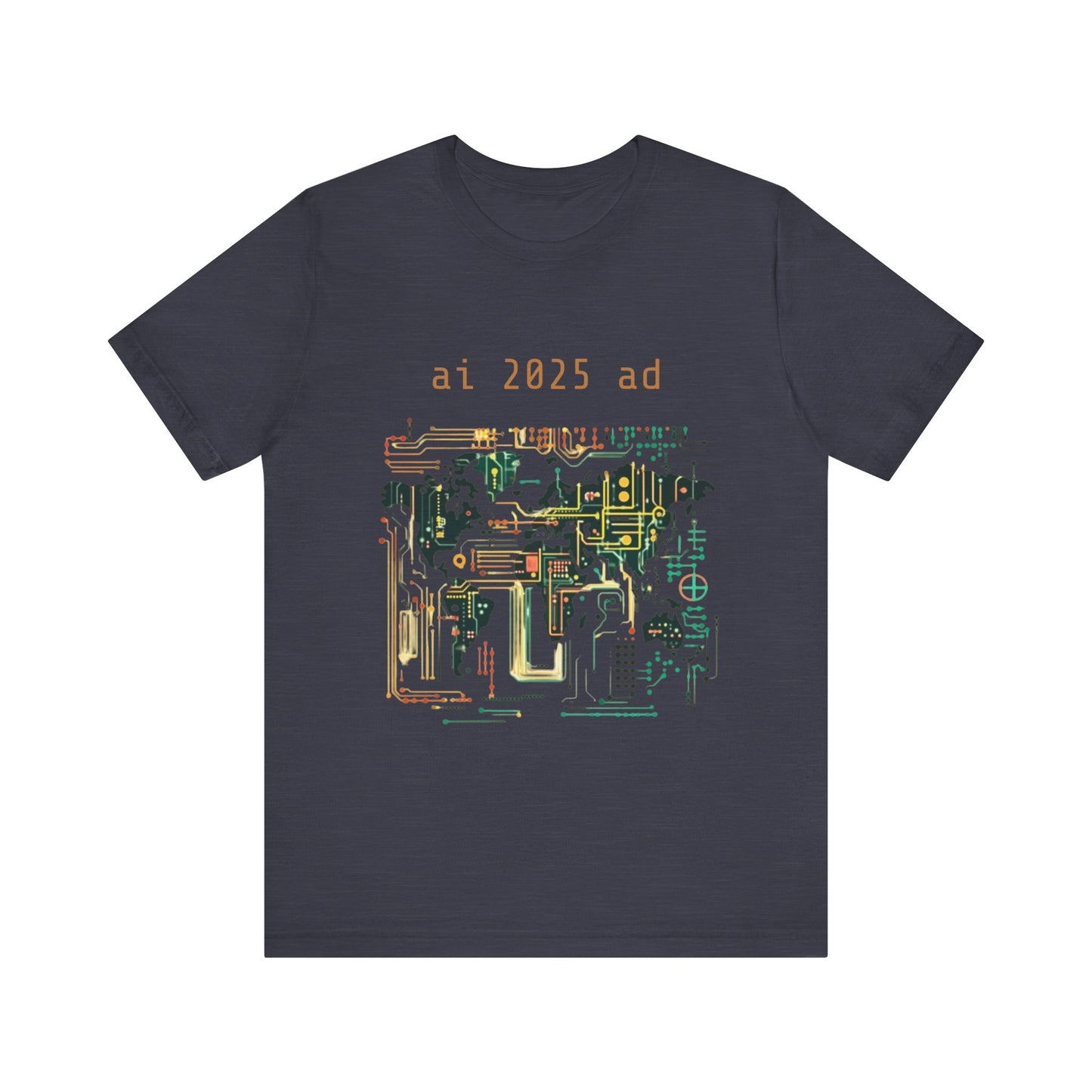AI 2025 Tech-Inspired Unisex Jersey Tee