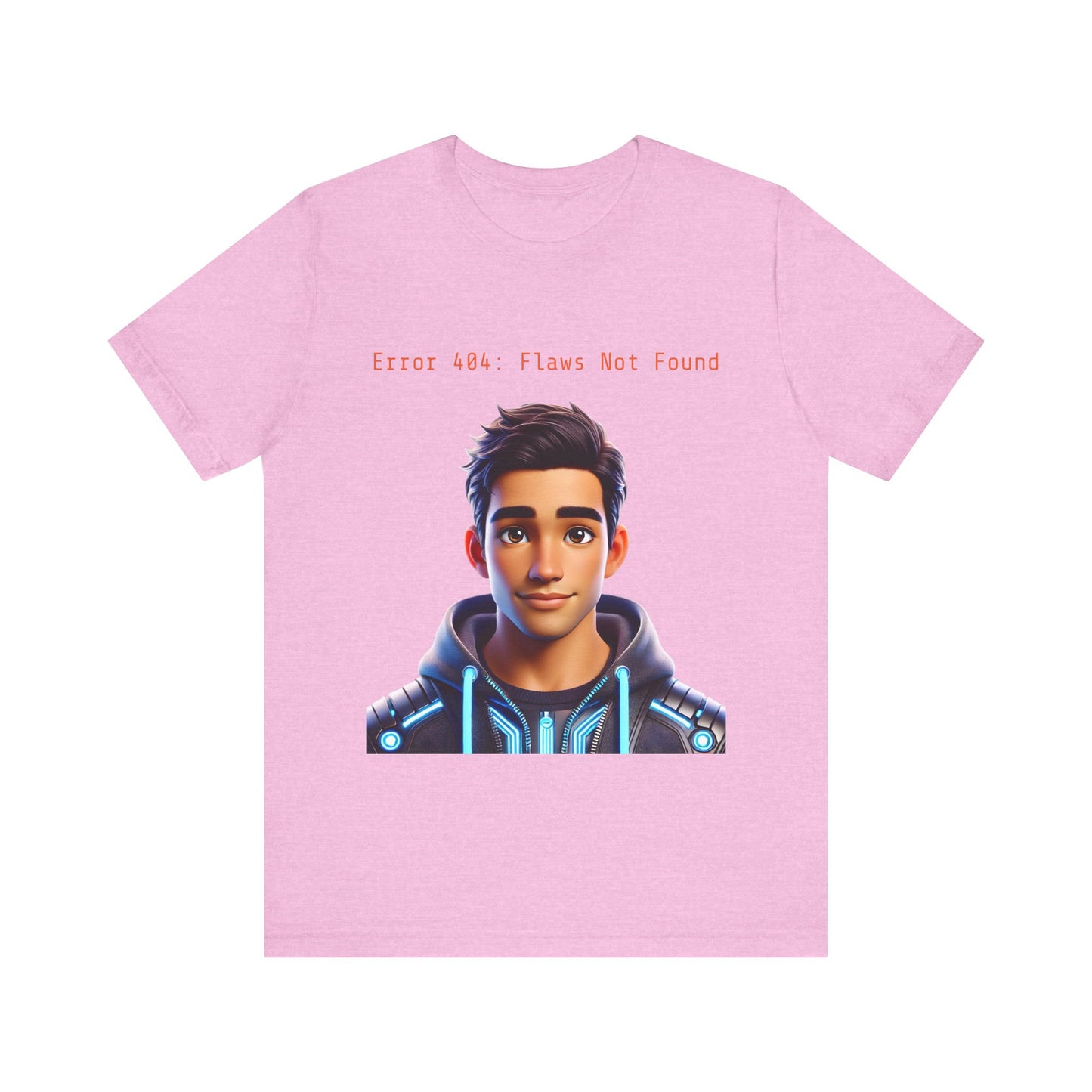 Graphic T-Shirt - Error 404: Flaws Not Found Unisex Tee