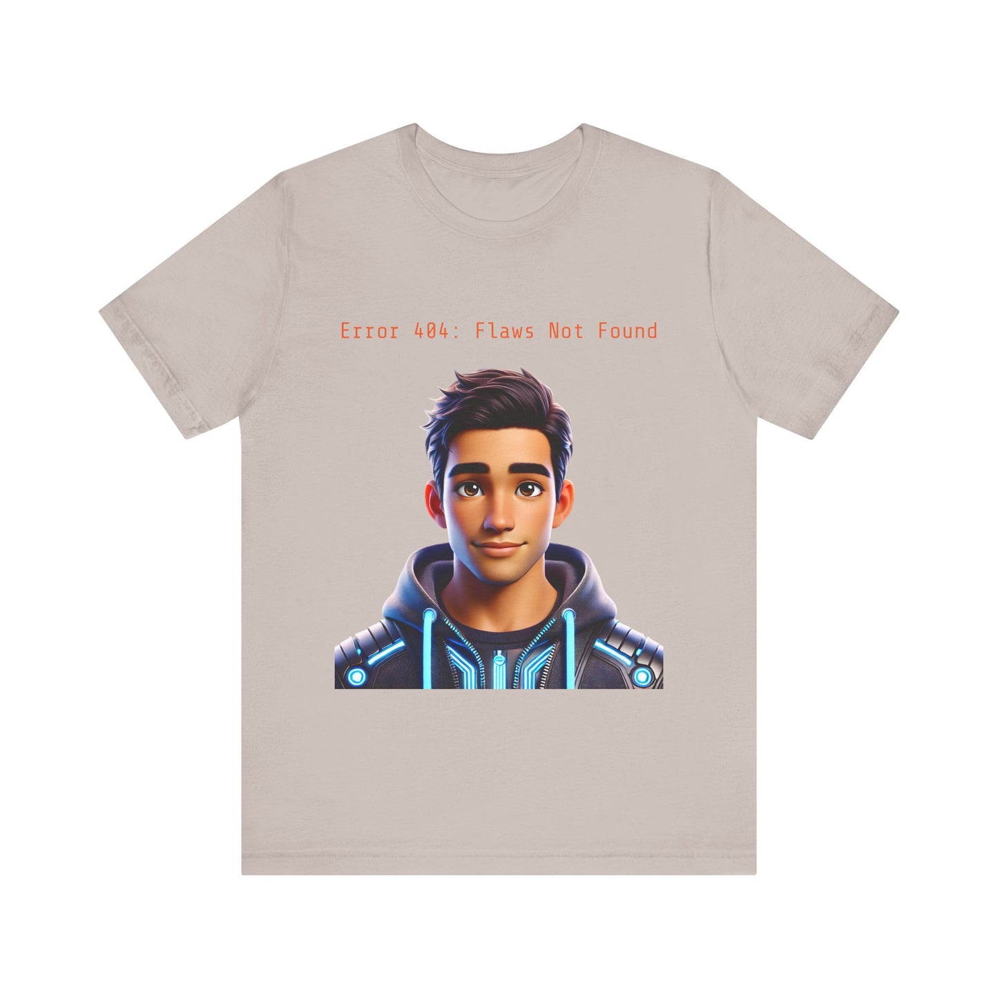 Graphic T-Shirt - Error 404: Flaws Not Found Unisex Tee