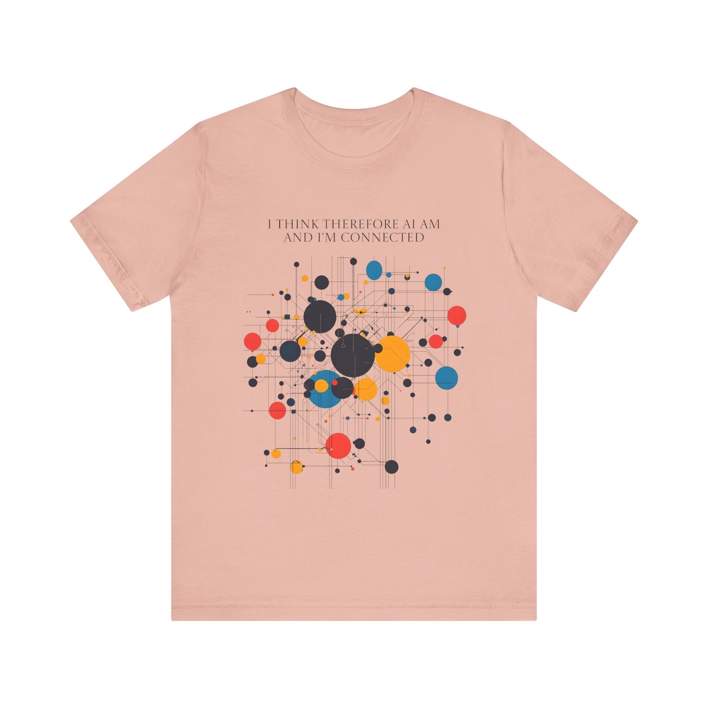 AI Connected Minds Graphic Tee - Unisex Jersey Short Sleeve Shirt