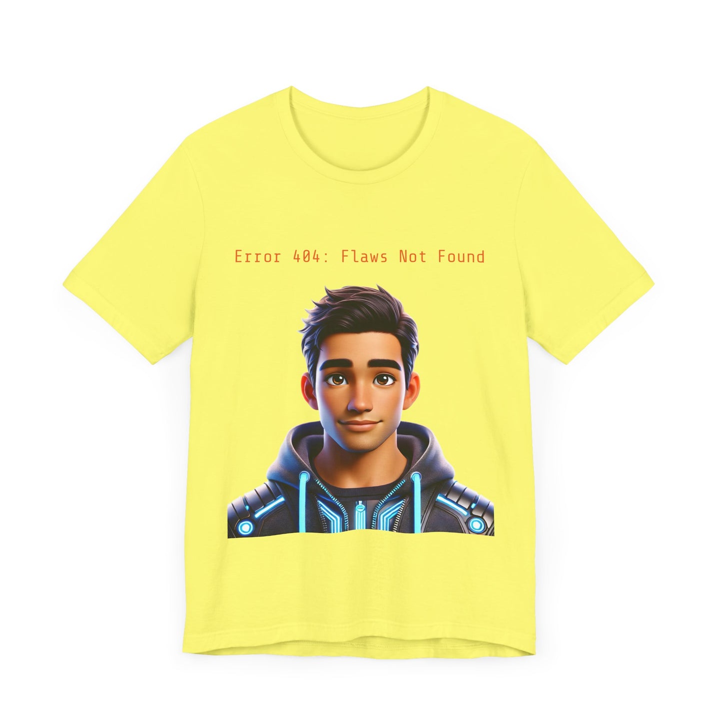 Graphic T-Shirt - Error 404: Flaws Not Found Unisex Tee