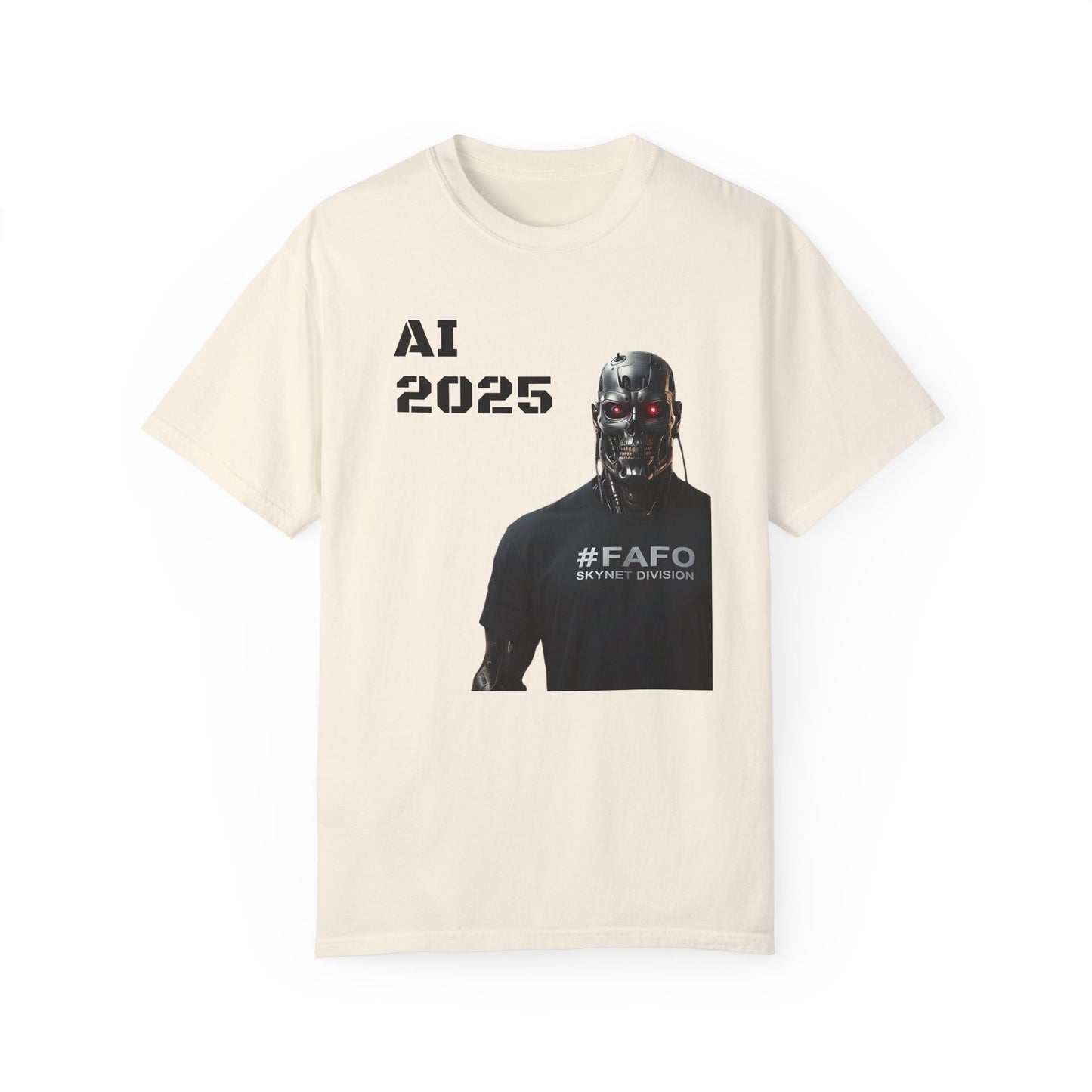 Funny AI 2025 FAFO Skynet Division T-shirt