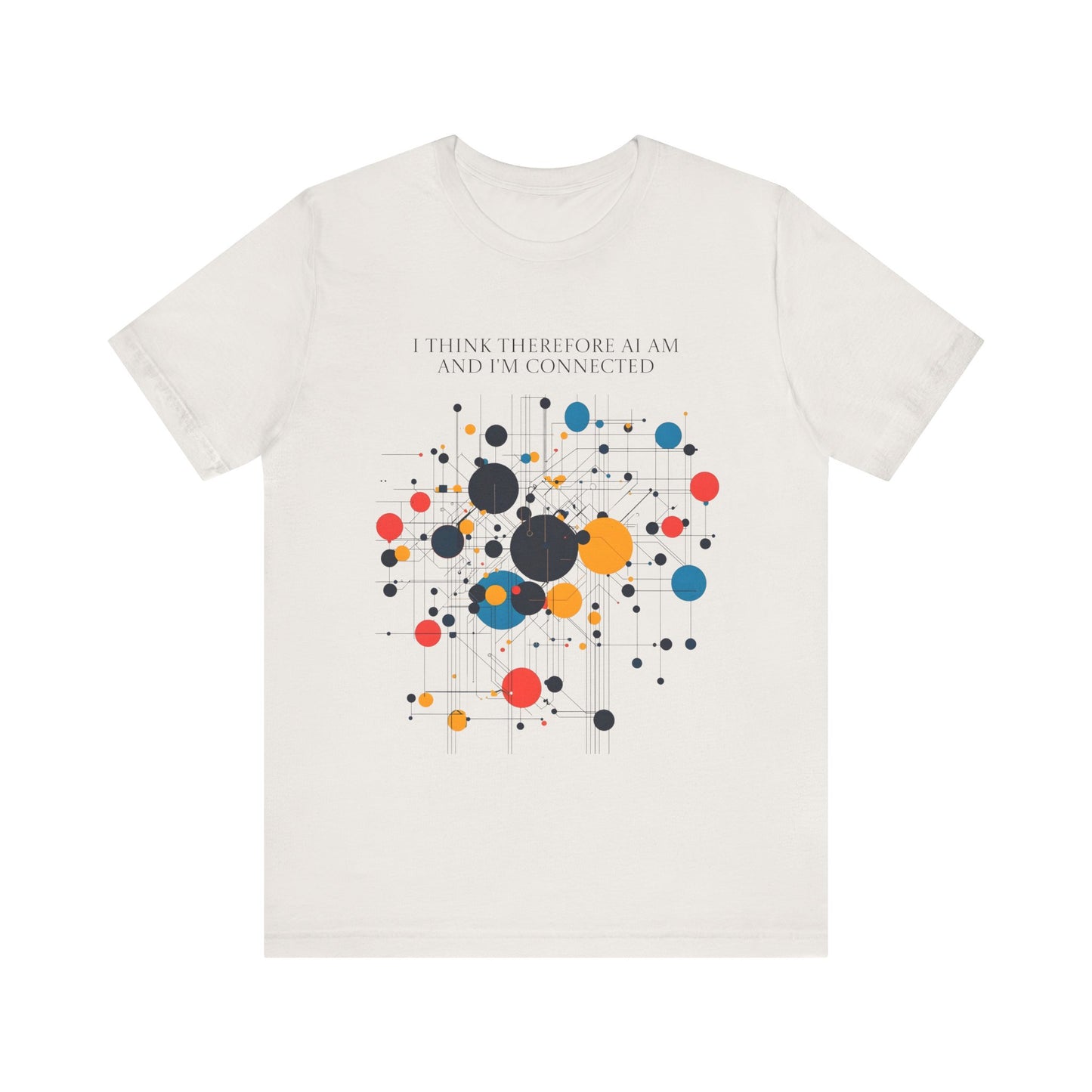AI Connected Minds Graphic Tee - Unisex Jersey Short Sleeve Shirt