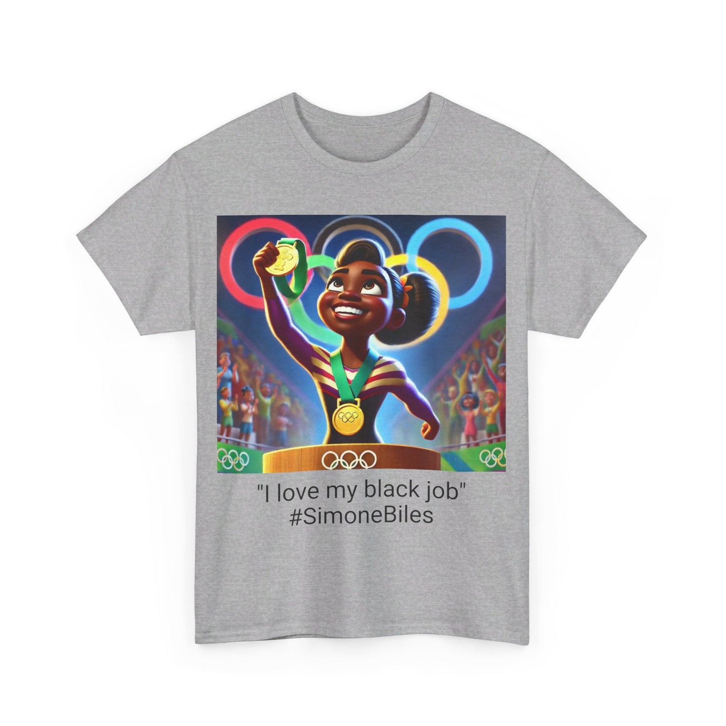 Simone Biles Quote, black pride Tee
