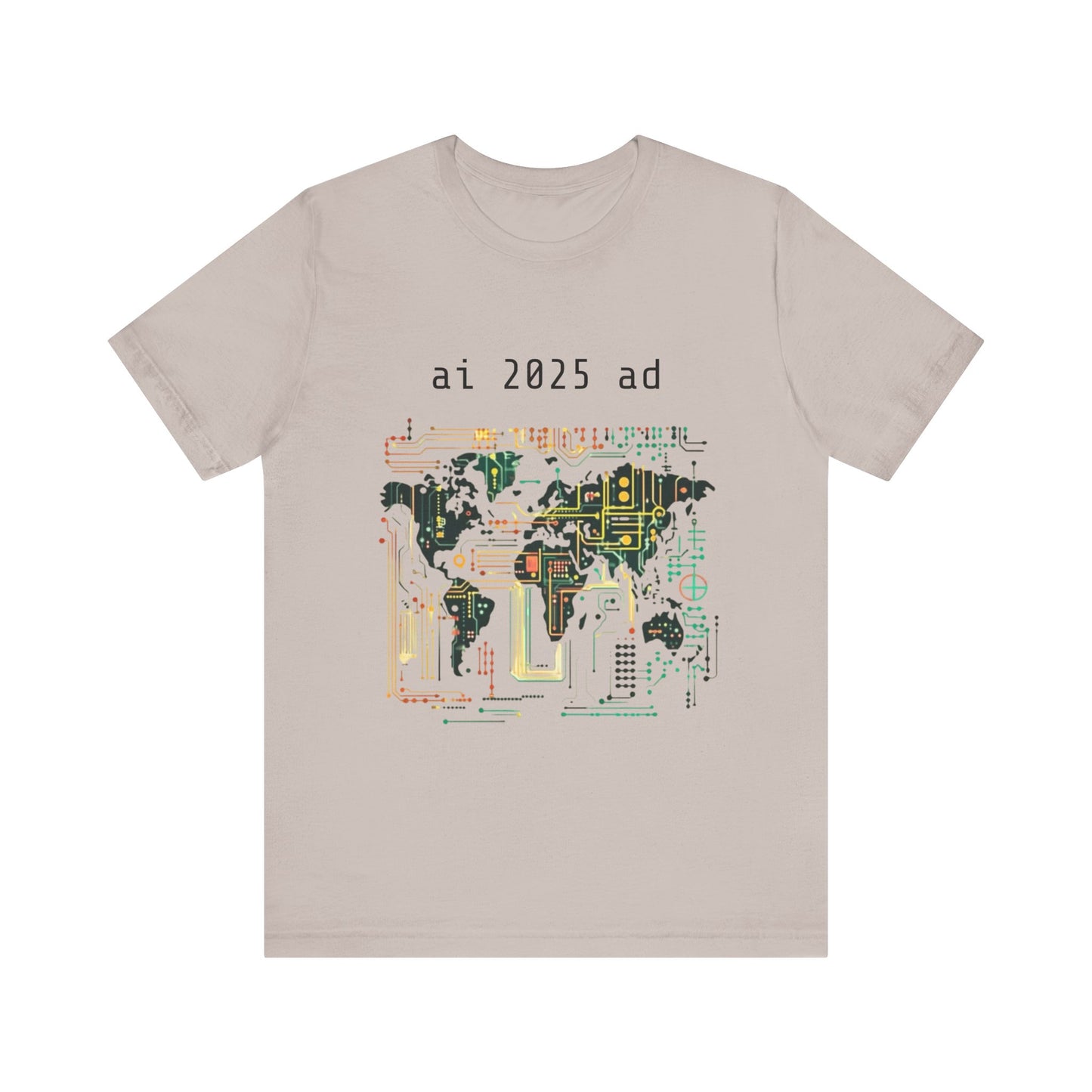 AI 2025 Tech-Inspired Unisex Jersey Tee