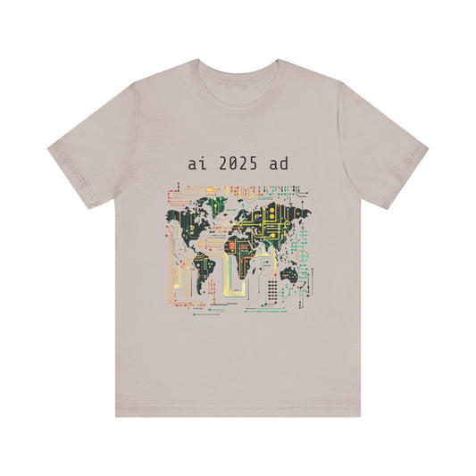 AI 2025 Tech-Inspired Unisex Jersey Tee