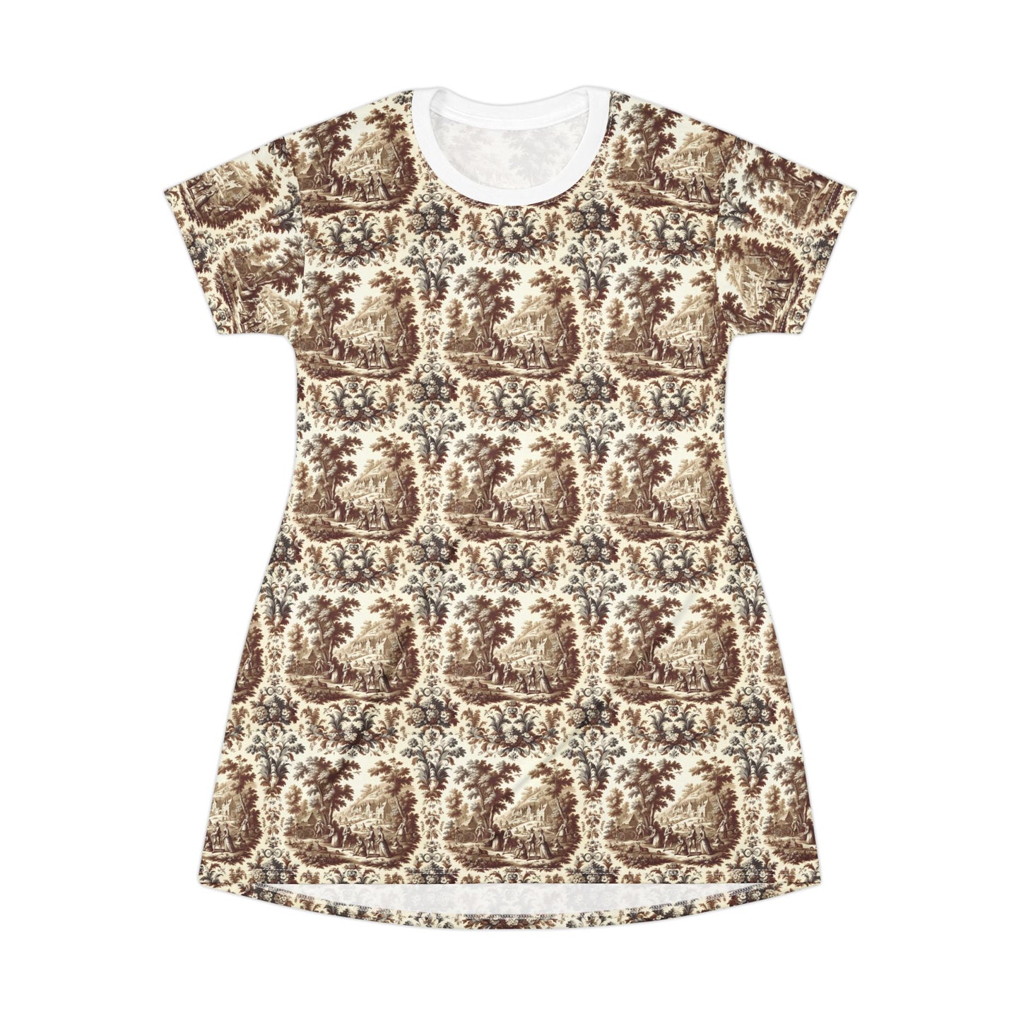 Toile de Jouy T-Shirt Dress