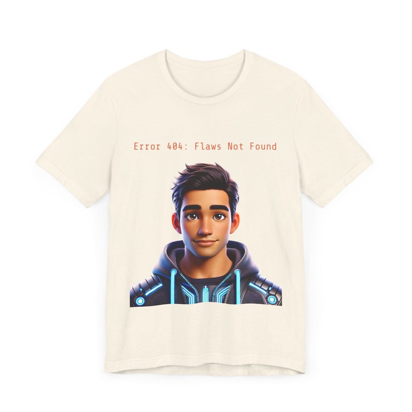 Graphic T-Shirt - Error 404: Flaws Not Found Unisex Tee