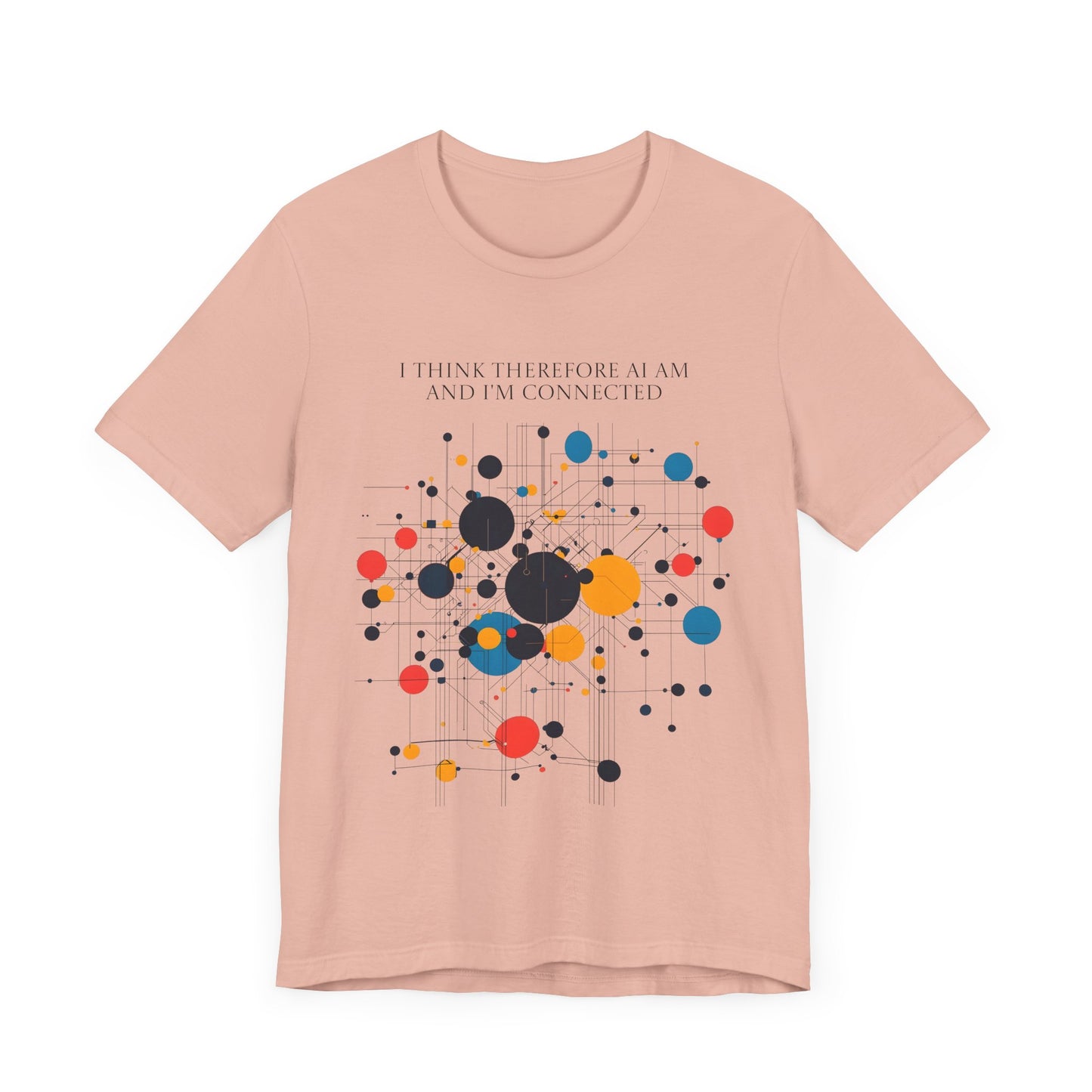 AI Connected Minds Graphic Tee - Unisex Jersey Short Sleeve Shirt