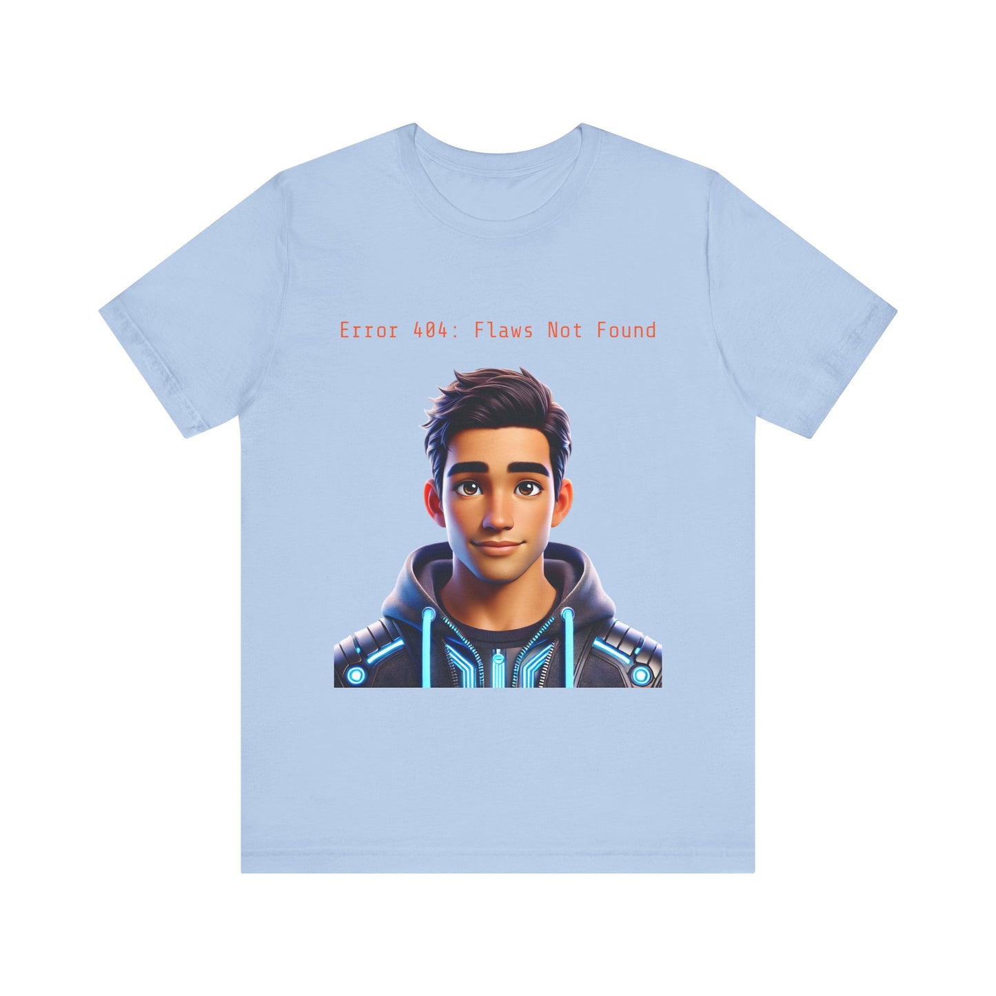 Graphic T-Shirt - Error 404: Flaws Not Found Unisex Tee