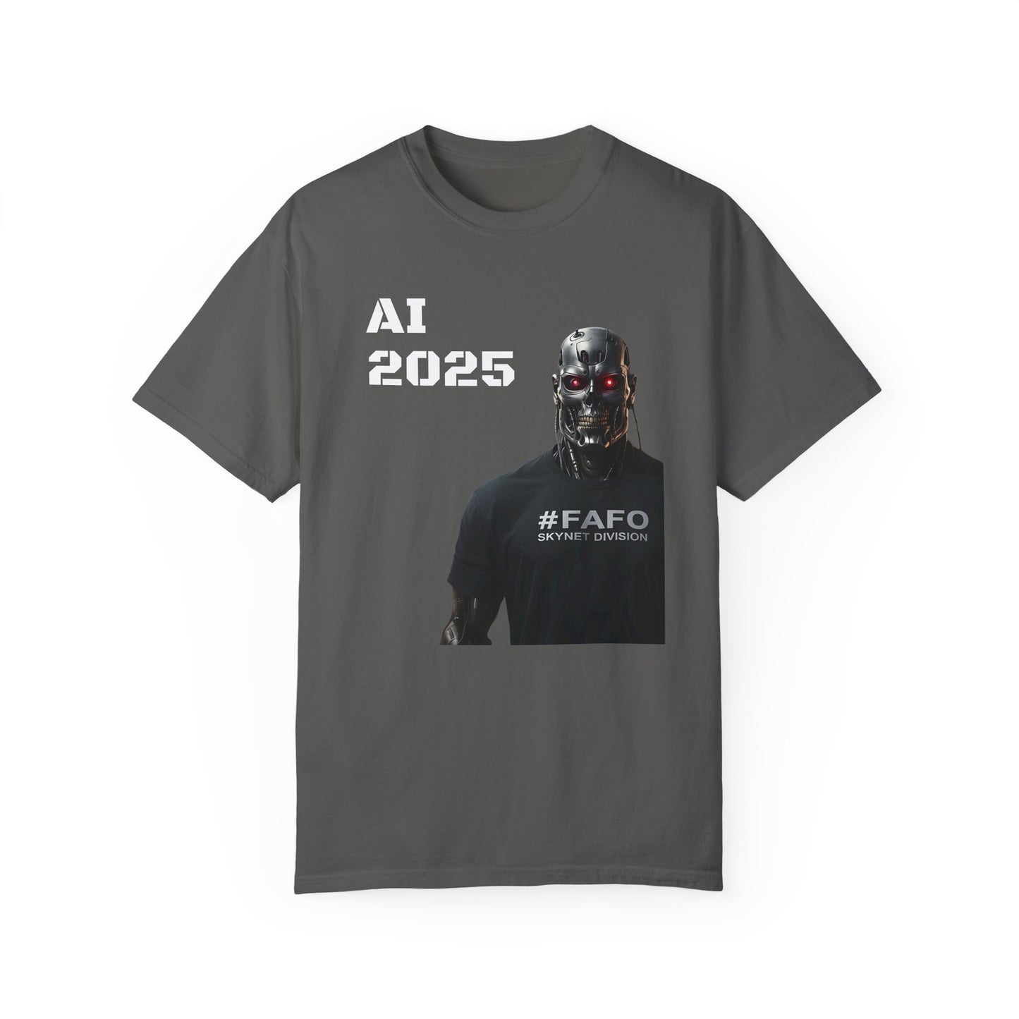 Funny AI 2025 FAFO Skynet Division T-shirt