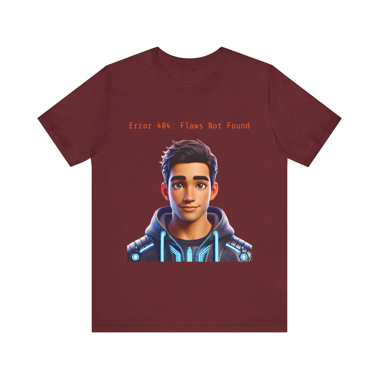 Graphic T-Shirt - Error 404: Flaws Not Found Unisex Tee