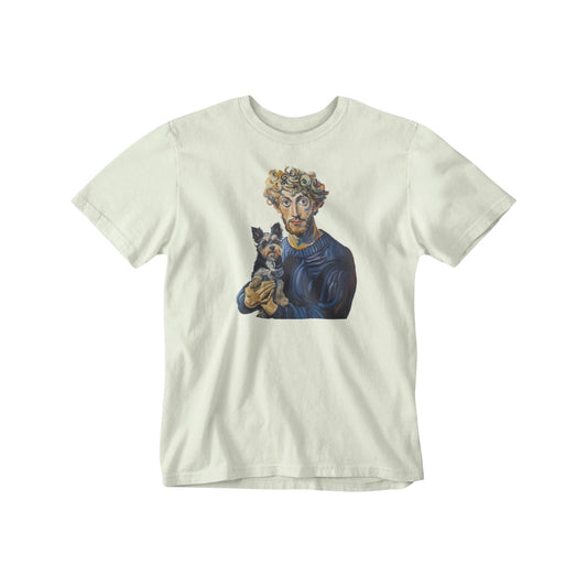 Van Gogh Blue Boy Dog T-Shirt