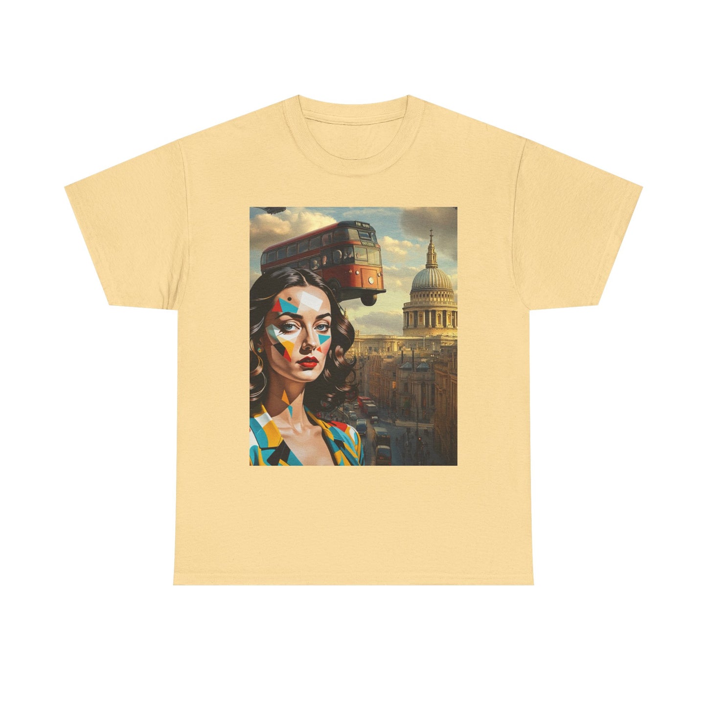 Surrealist Unisex Tee - Dali Inspired London Scene
