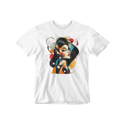 Multi Colour Girl Swirl T-Shirt