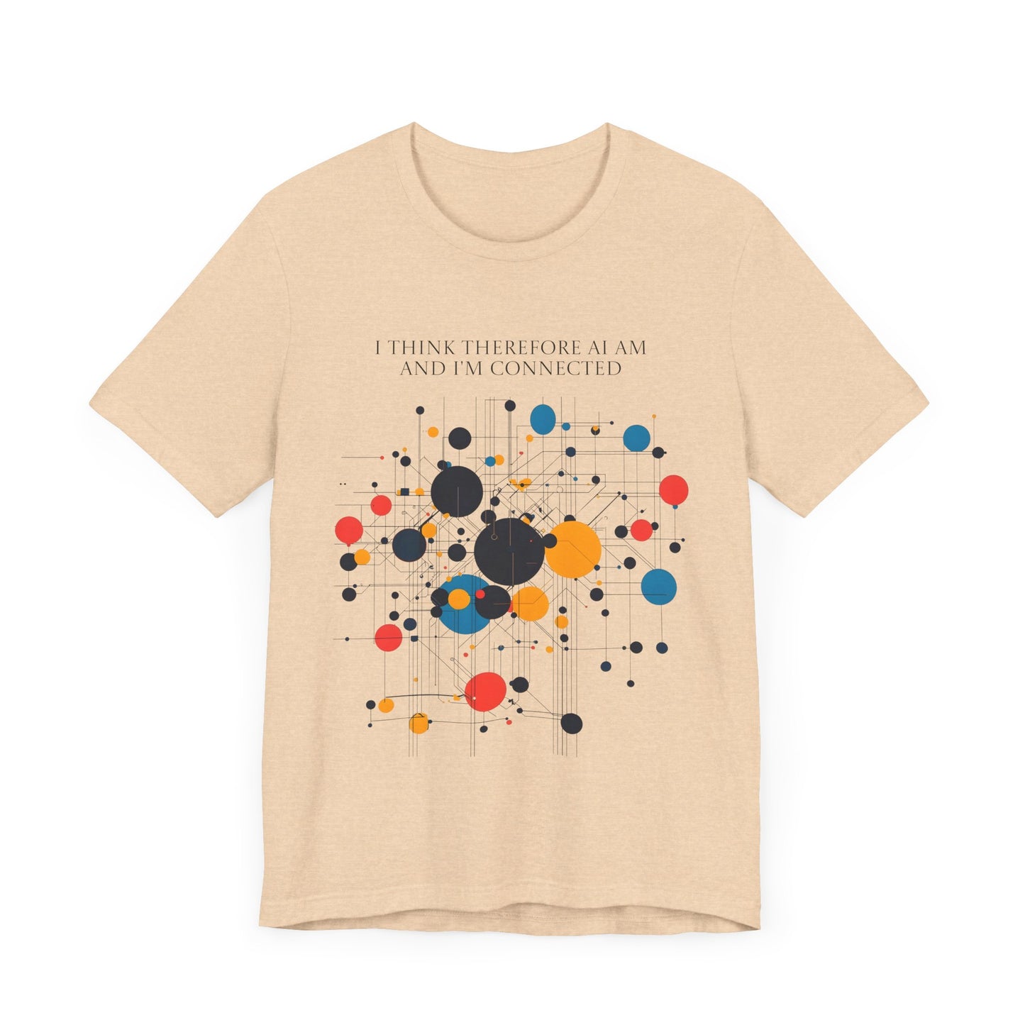 AI Connected Minds Graphic Tee - Unisex Jersey Short Sleeve Shirt