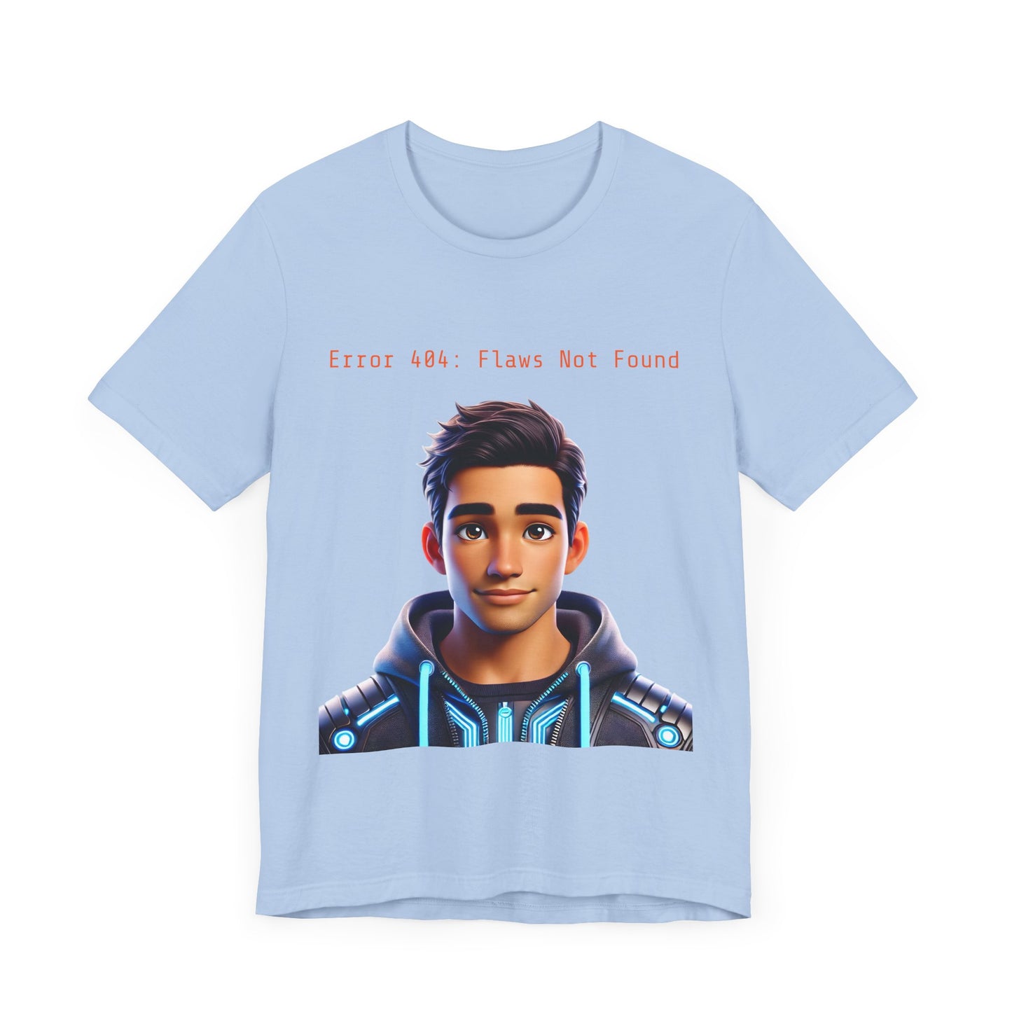 Graphic T-Shirt - Error 404: Flaws Not Found Unisex Tee