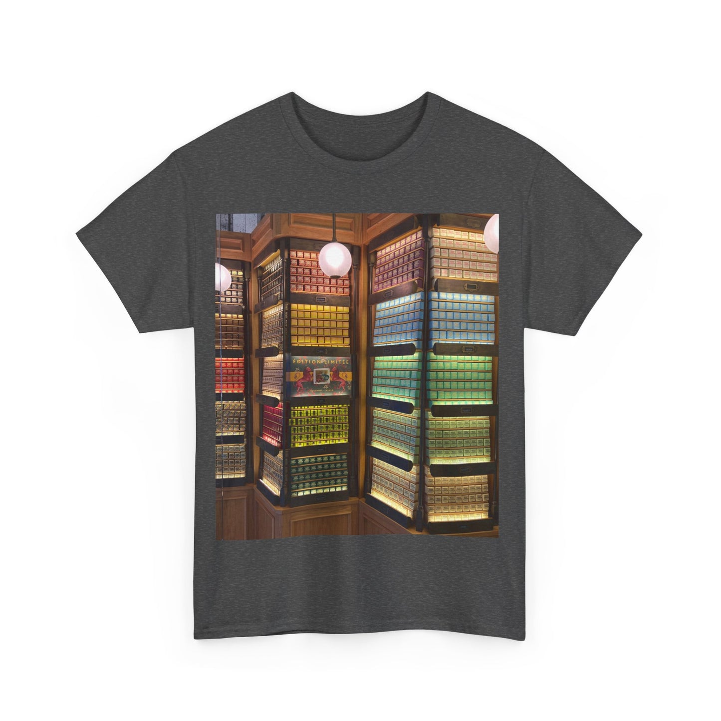 Parisian Chocolate Shop Unisex Heavy Cotton Tee