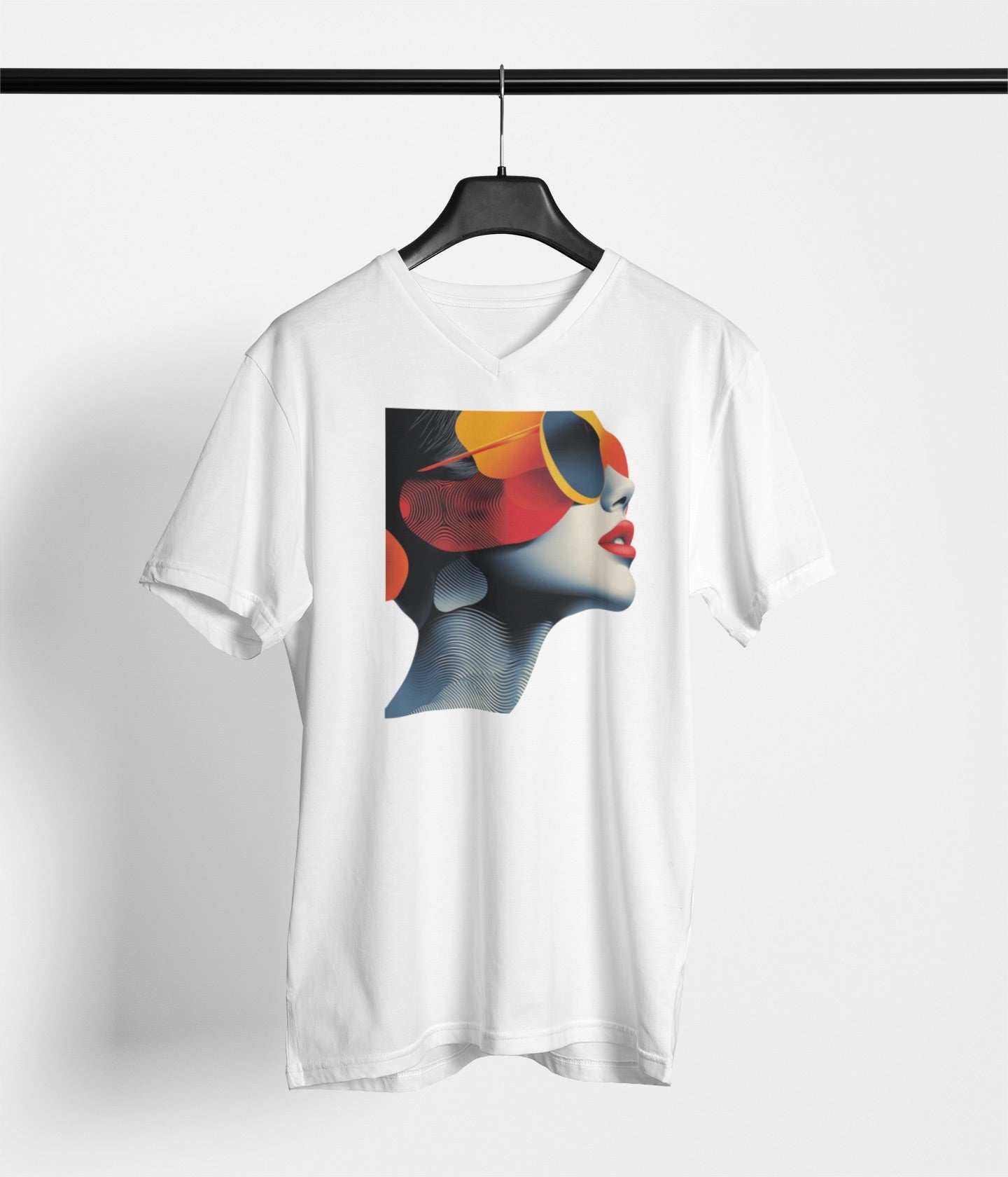 Green Post Modern Lady T-Shirt
