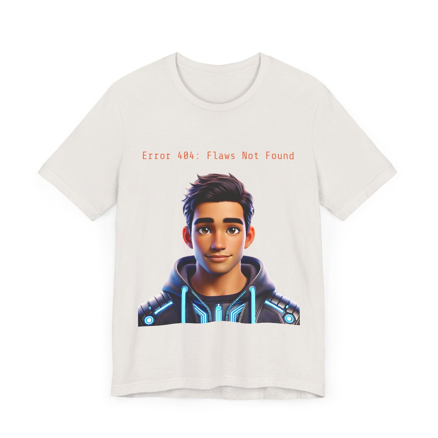 Graphic T-Shirt - Error 404: Flaws Not Found Unisex Tee