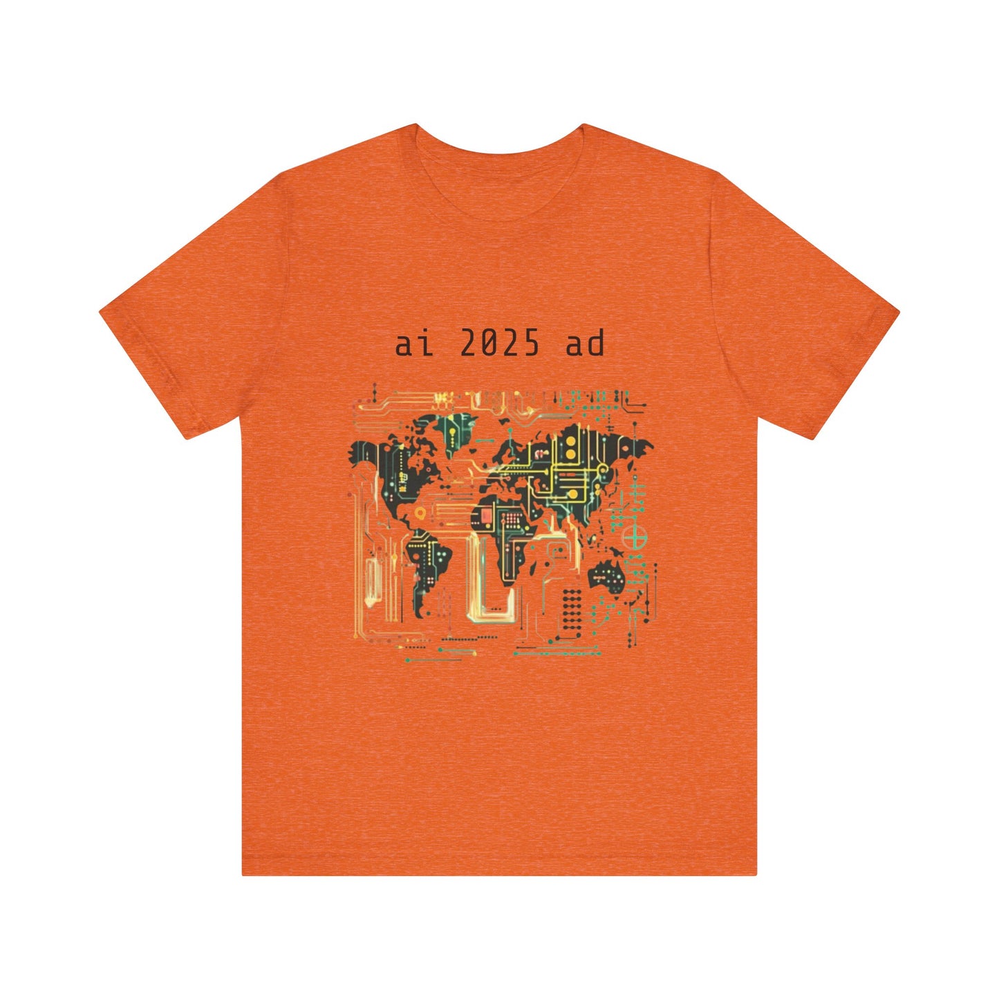 AI 2025 Tech-Inspired Unisex Jersey Tee