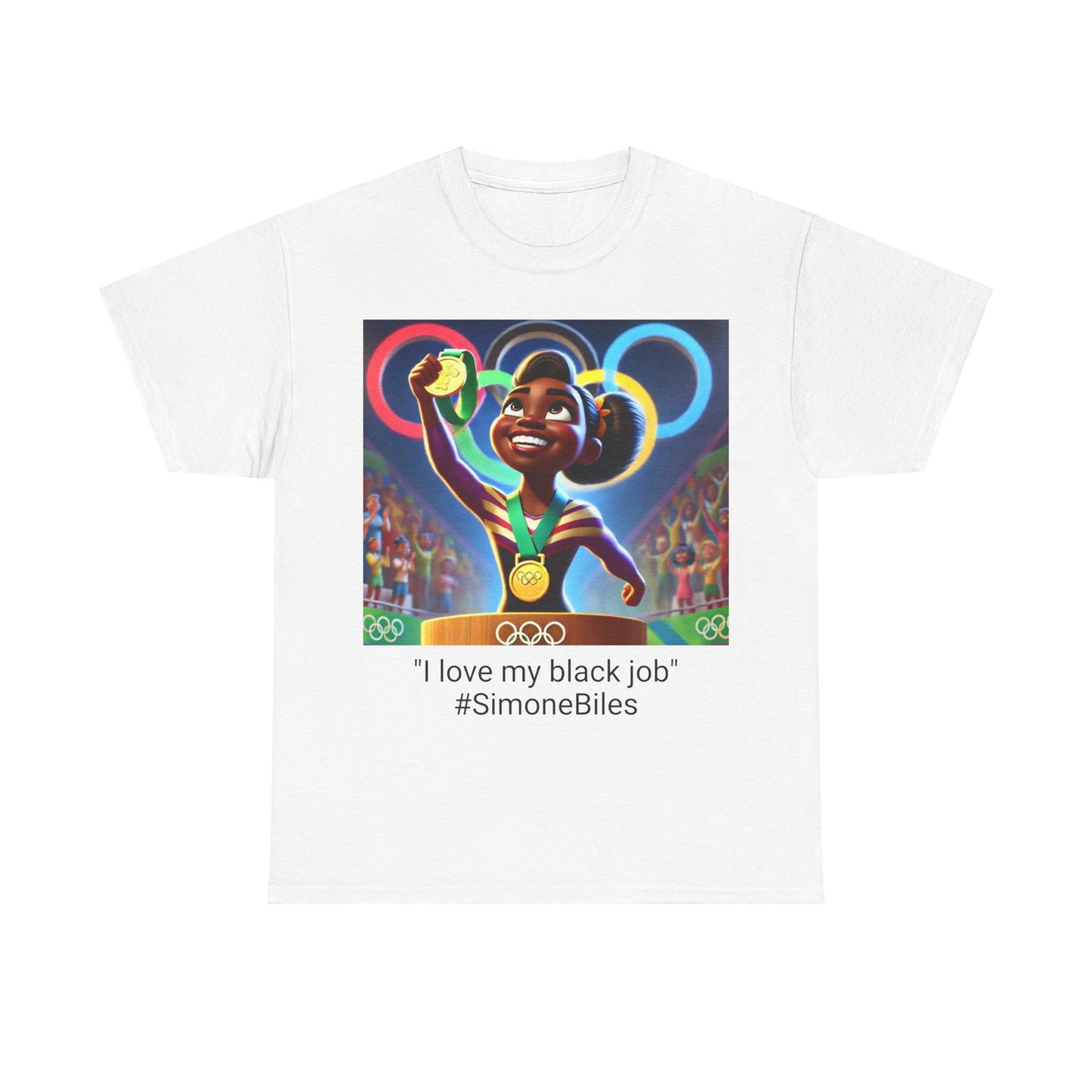 Simone Biles Quote, black pride Tee