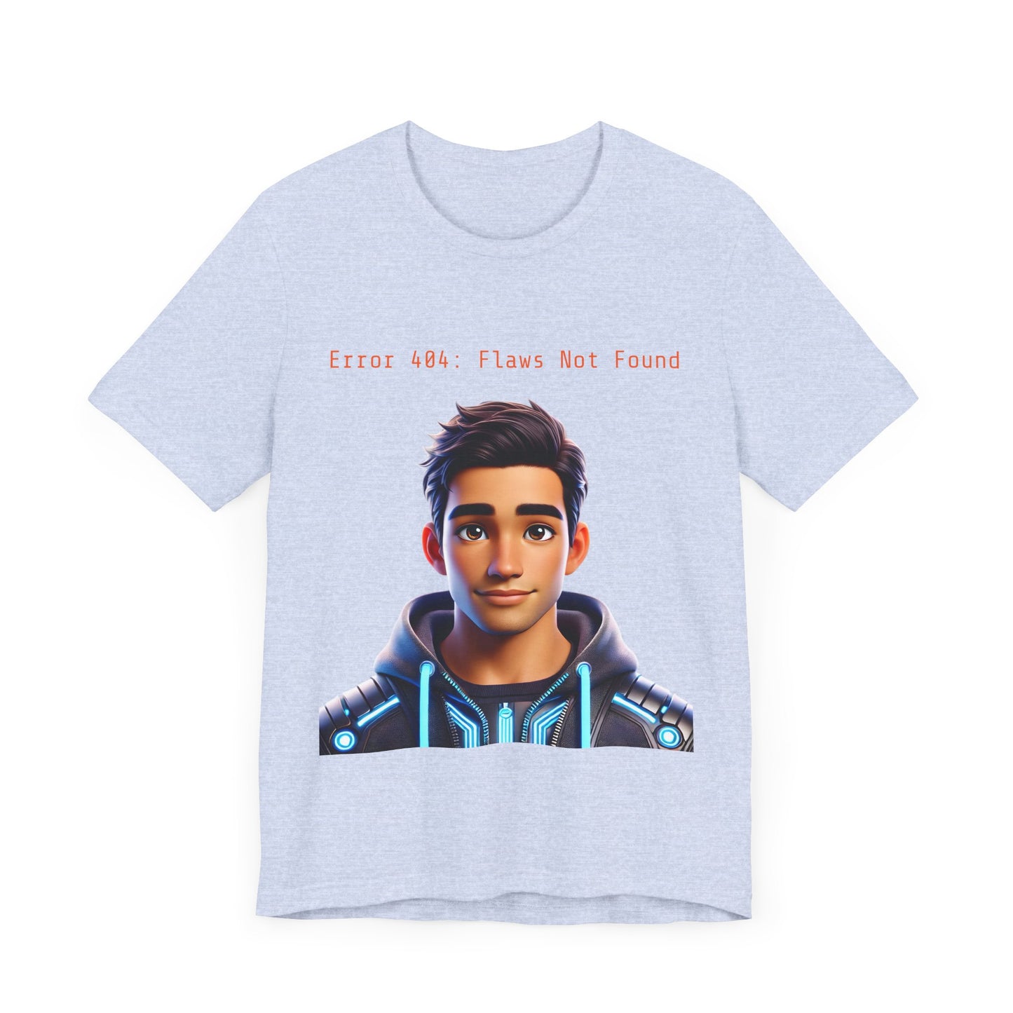 Graphic T-Shirt - Error 404: Flaws Not Found Unisex Tee