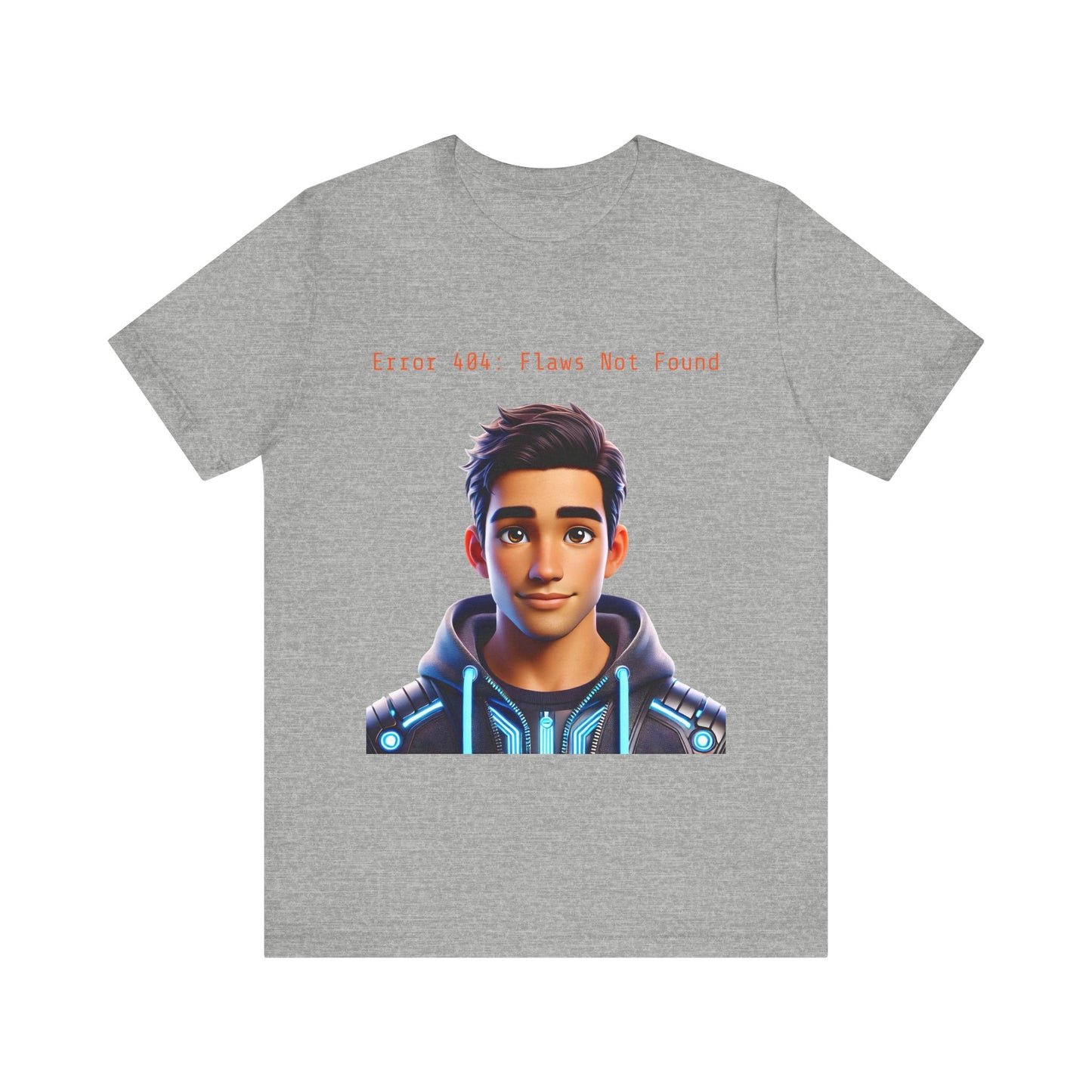 Graphic T-Shirt - Error 404: Flaws Not Found Unisex Tee