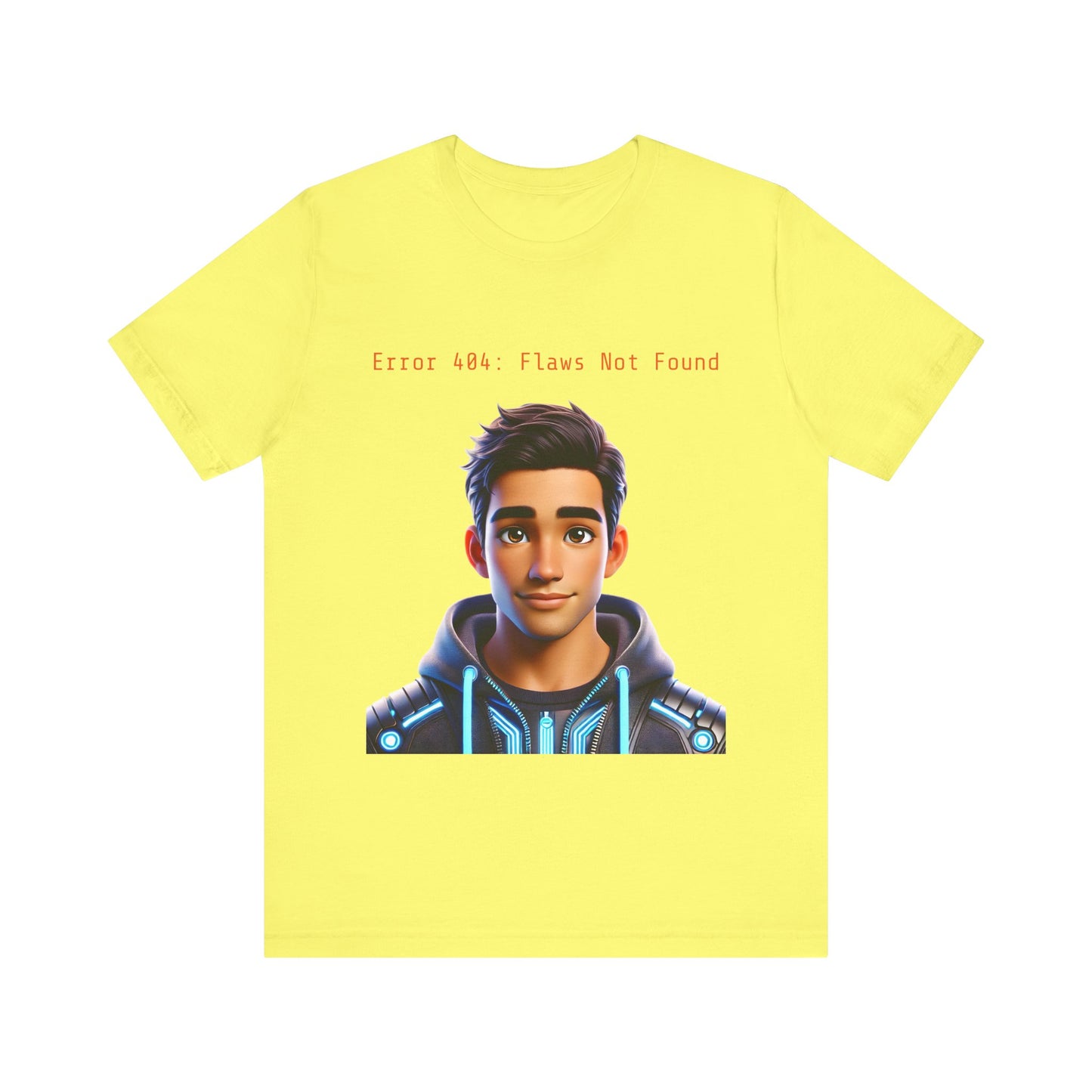 Graphic T-Shirt - Error 404: Flaws Not Found Unisex Tee