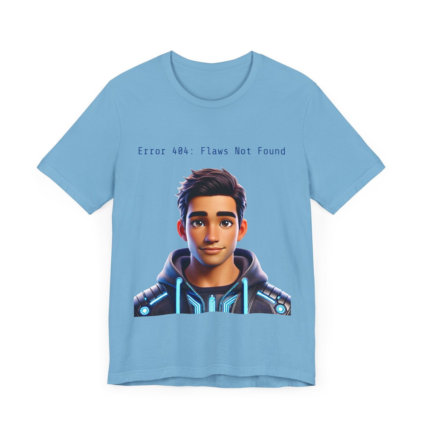 Graphic T-Shirt - Error 404: Flaws Not Found Unisex Tee