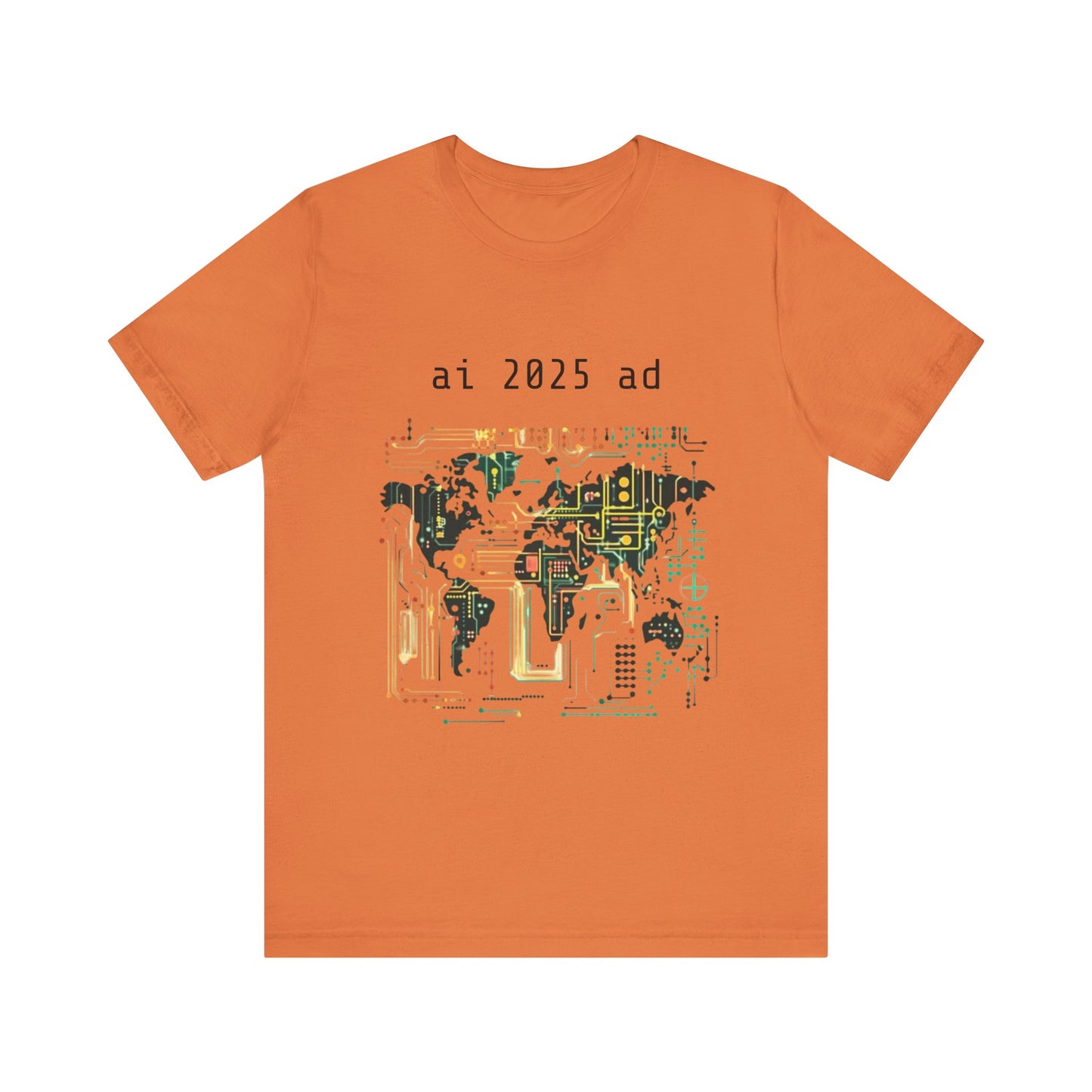 AI 2025 Tech-Inspired Unisex Jersey Tee