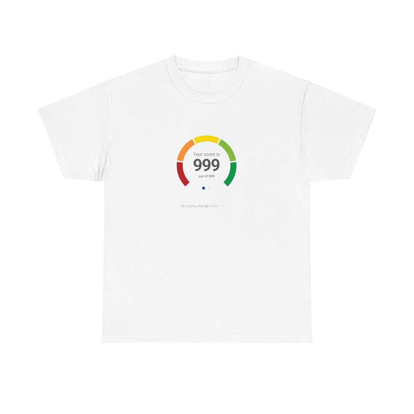 Credit Bureau Score Unisex Heavy Cotton Tee