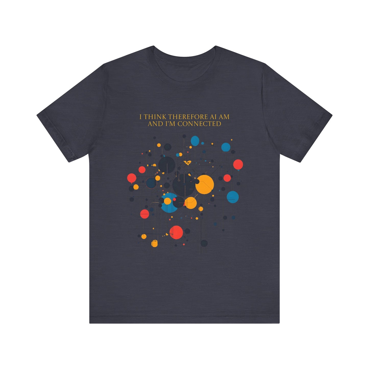 AI Connected Minds Graphic Tee - Unisex Jersey Short Sleeve Shirt