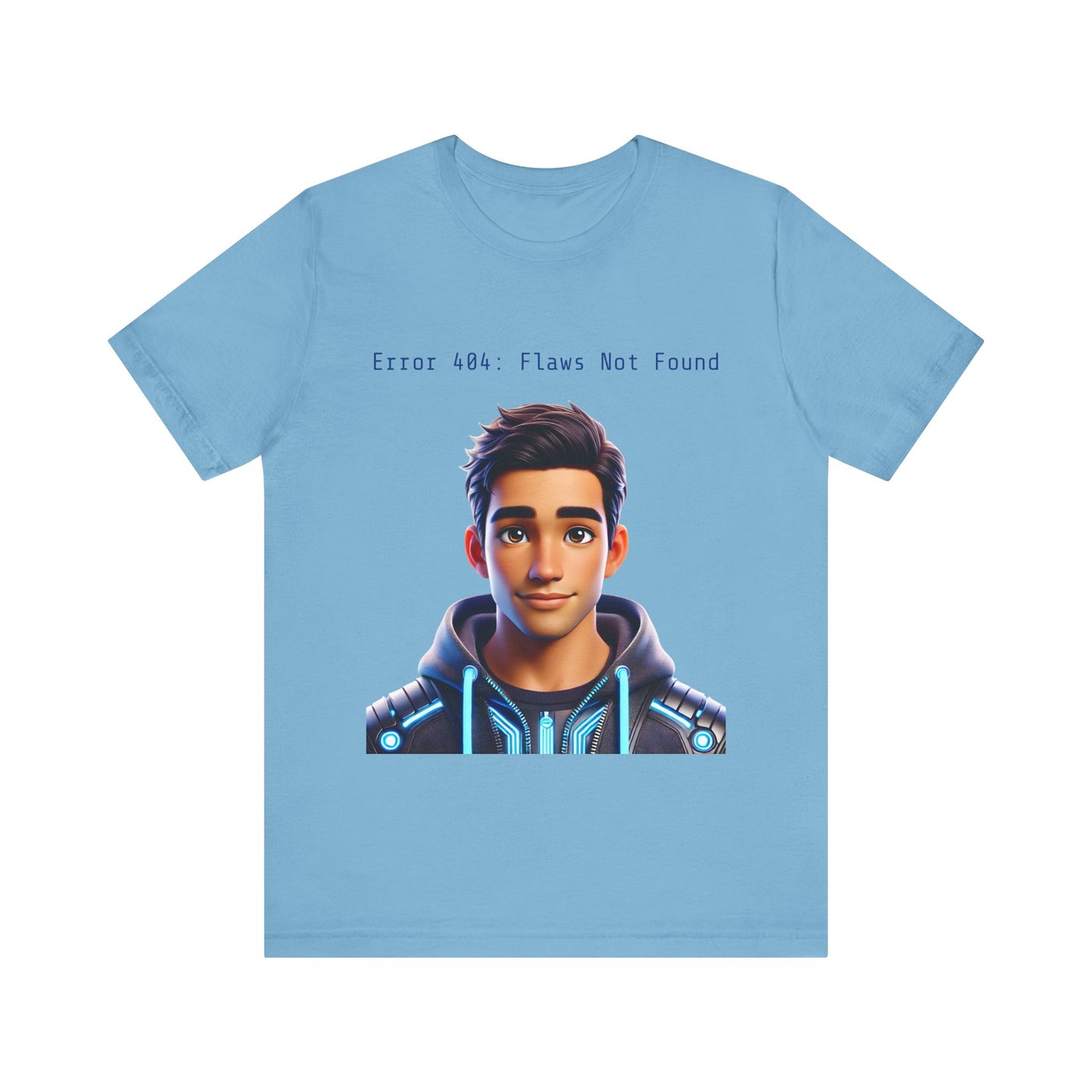 Graphic T-Shirt - Error 404: Flaws Not Found Unisex Tee