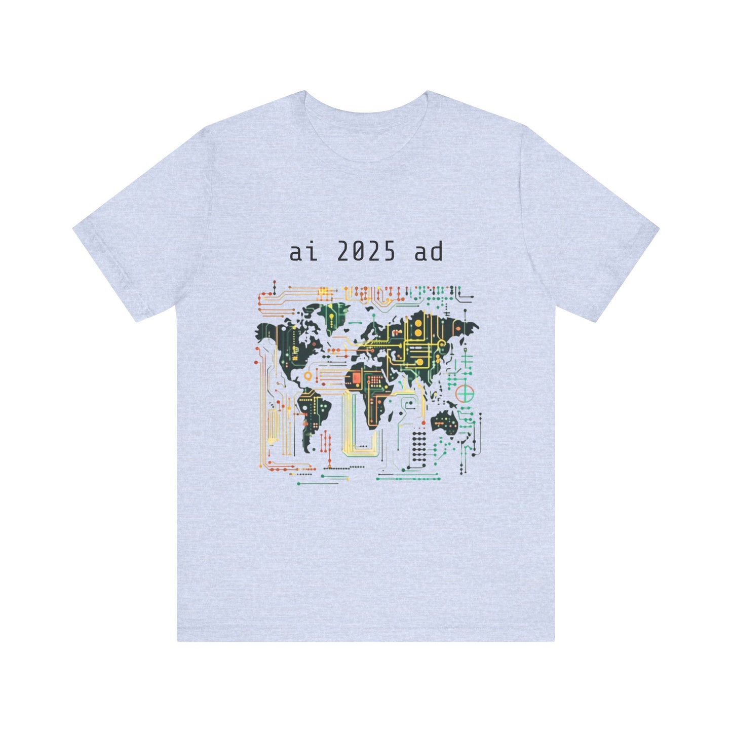 AI 2025 Tech-Inspired Unisex Jersey Tee