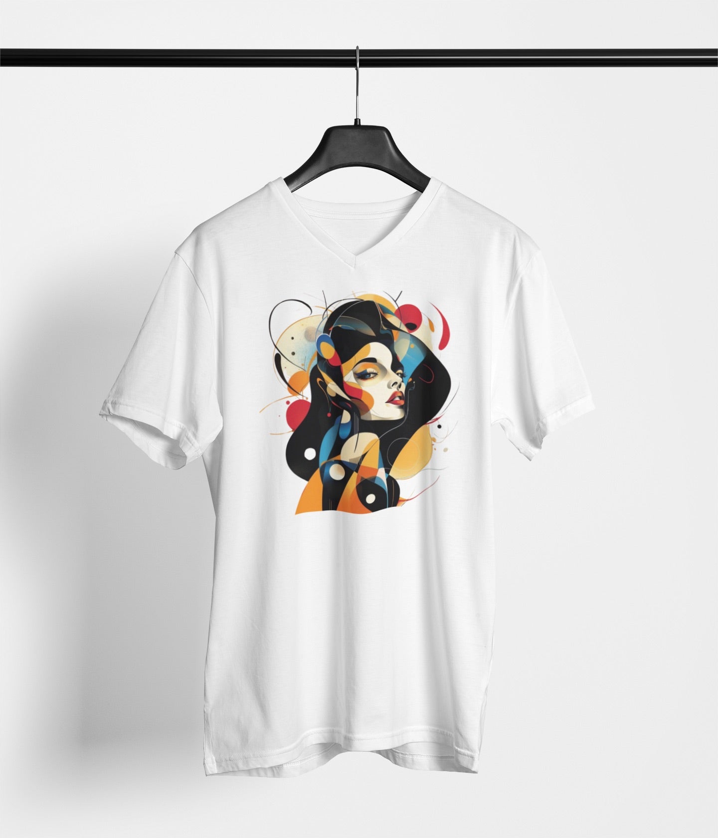 Multi Colour Girl Swirl T-Shirt