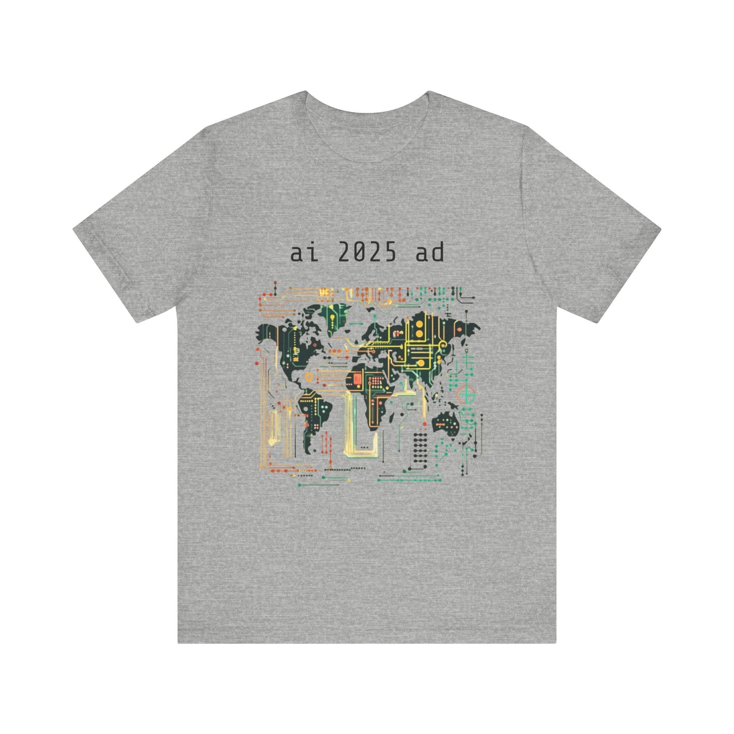 AI 2025 Tech-Inspired Unisex Jersey Tee