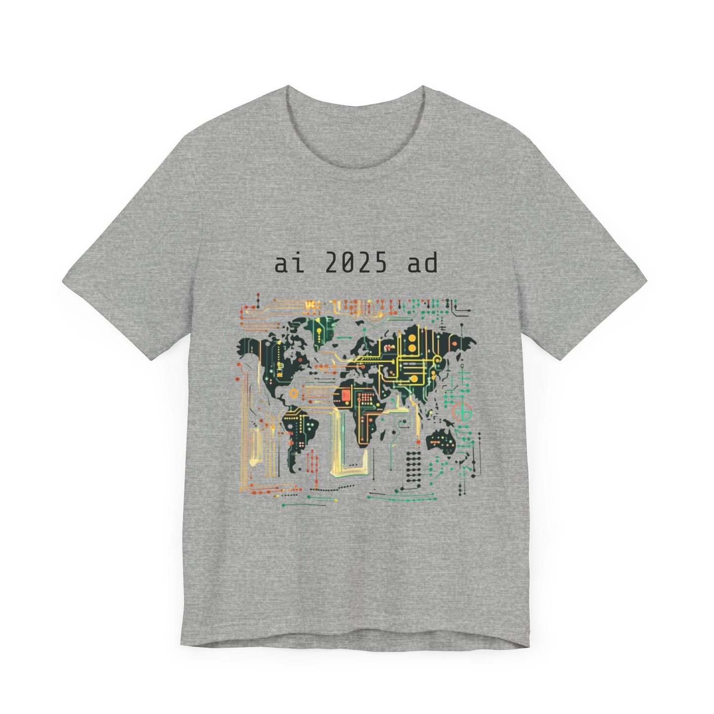 AI 2025 Tech-Inspired Unisex Jersey Tee