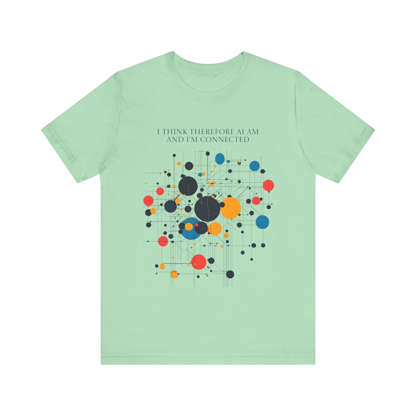 AI Connected Minds Graphic Tee - Unisex Jersey Short Sleeve Shirt