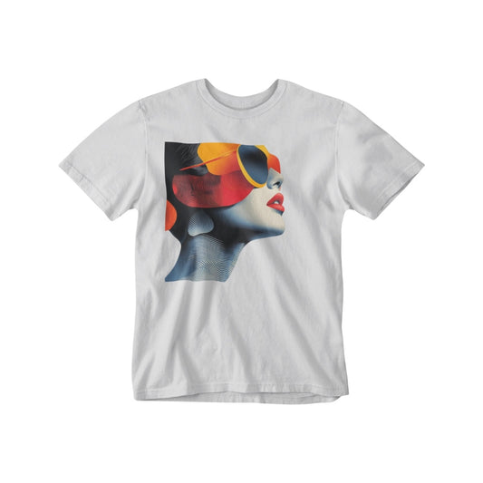 Green Post Modern Lady T-Shirt